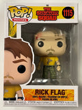 Funko Pop! Movies Captain Rick Flag #1115 DC Heroes The Suicide Squad 2021
