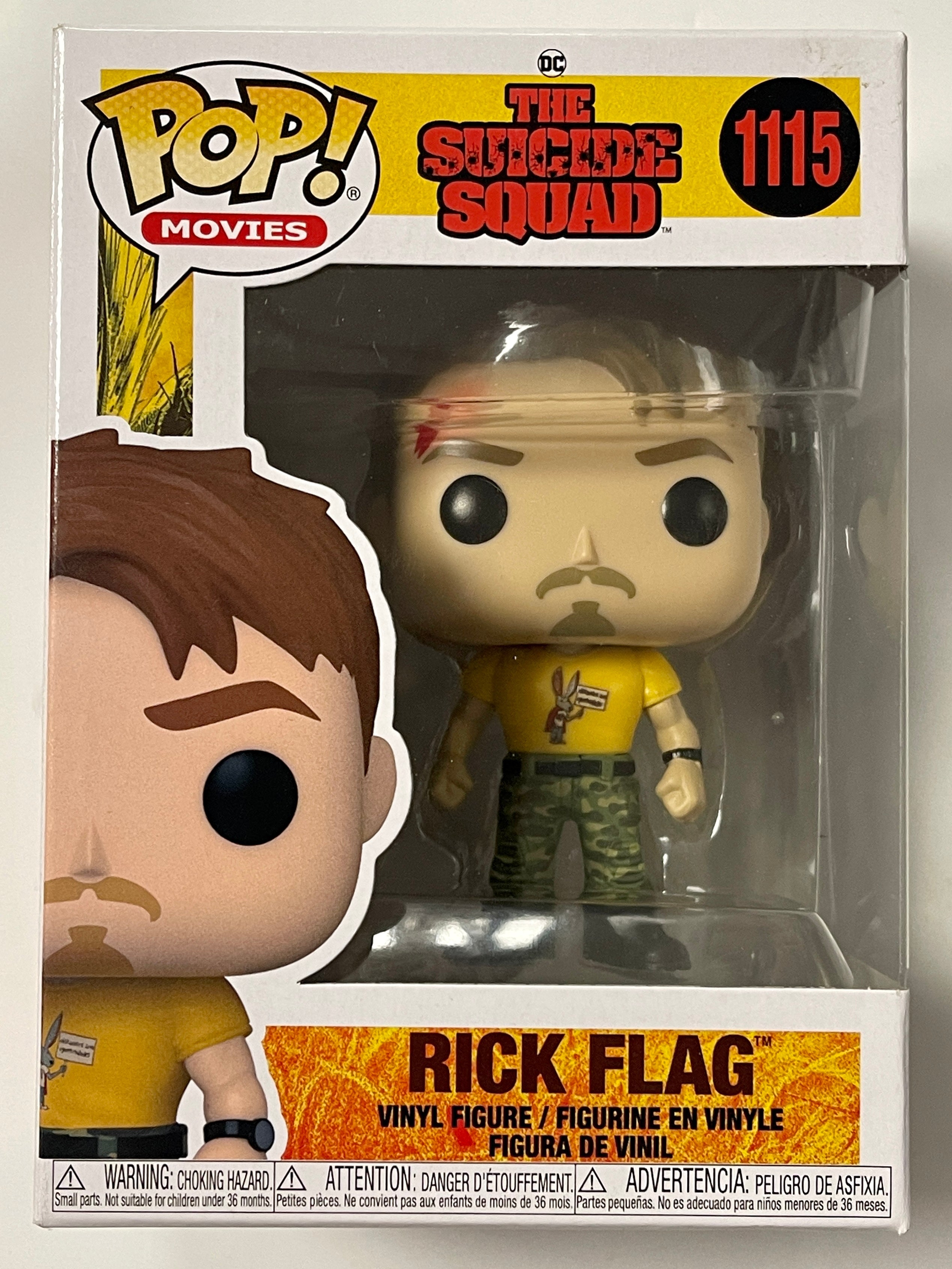 Funko Pop! Movies Captain Rick Flag #1115 DC Heroes The Suicide Squad 2021