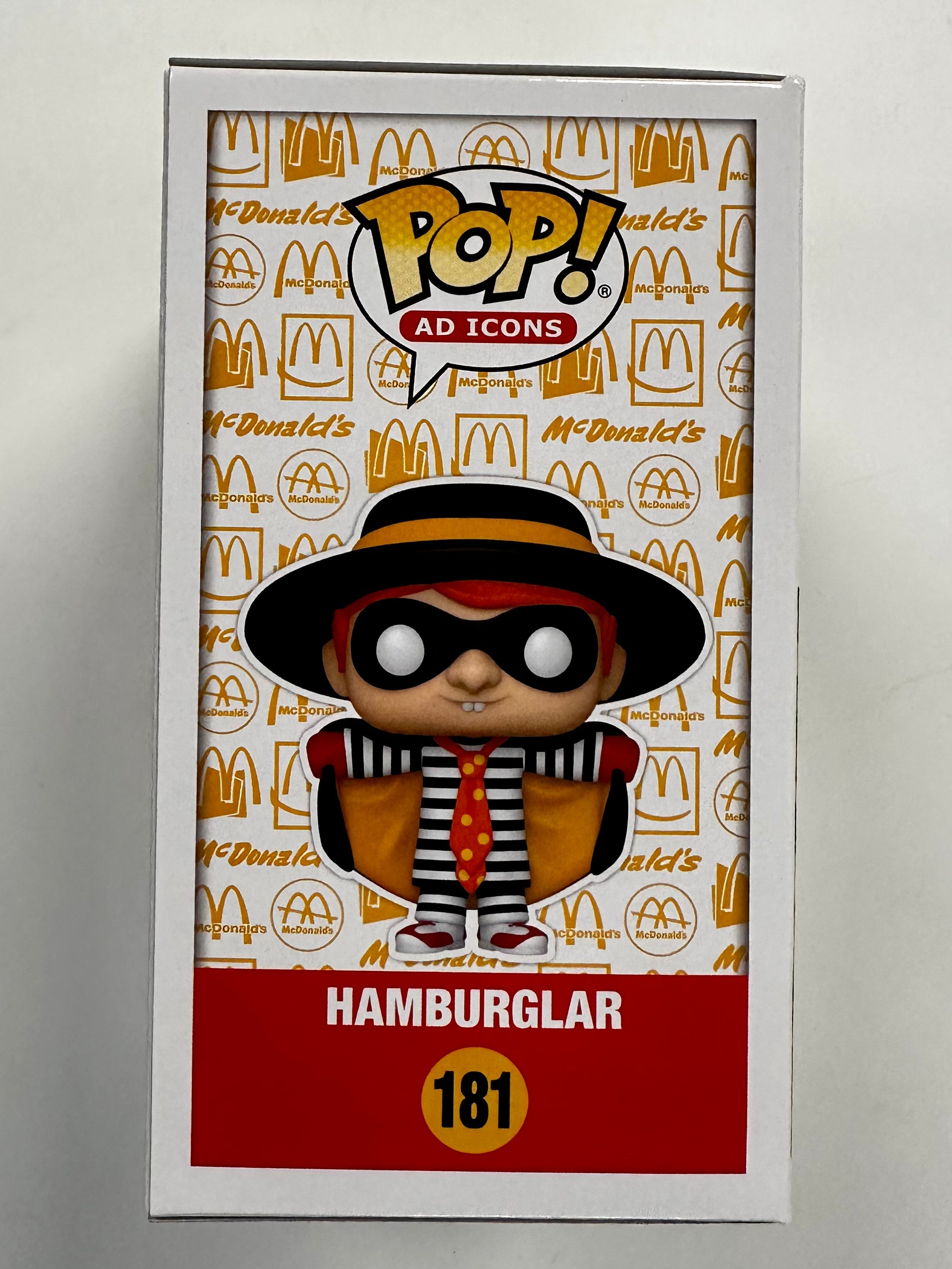 Funko Pop! Ad Icons The Hamburglar #181 McDonalds Fast Food Mascot 2023