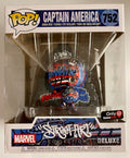 Funko Pop! Marvel Captain America #752 Street Art 2020 GameStop Exclusive Window Dmg