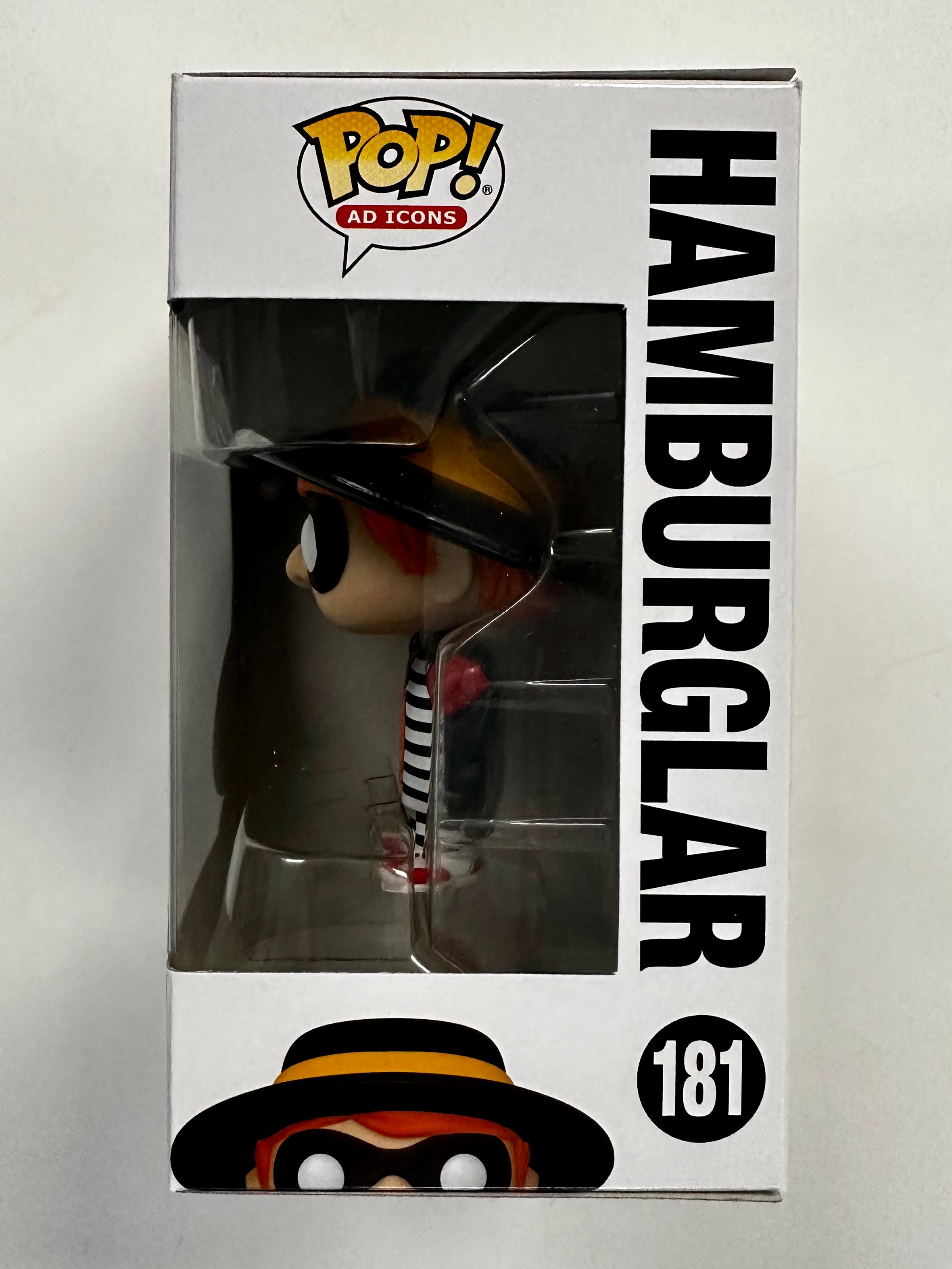 Funko Pop! Ad Icons The Hamburglar #181 McDonalds Fast Food Mascot 2023