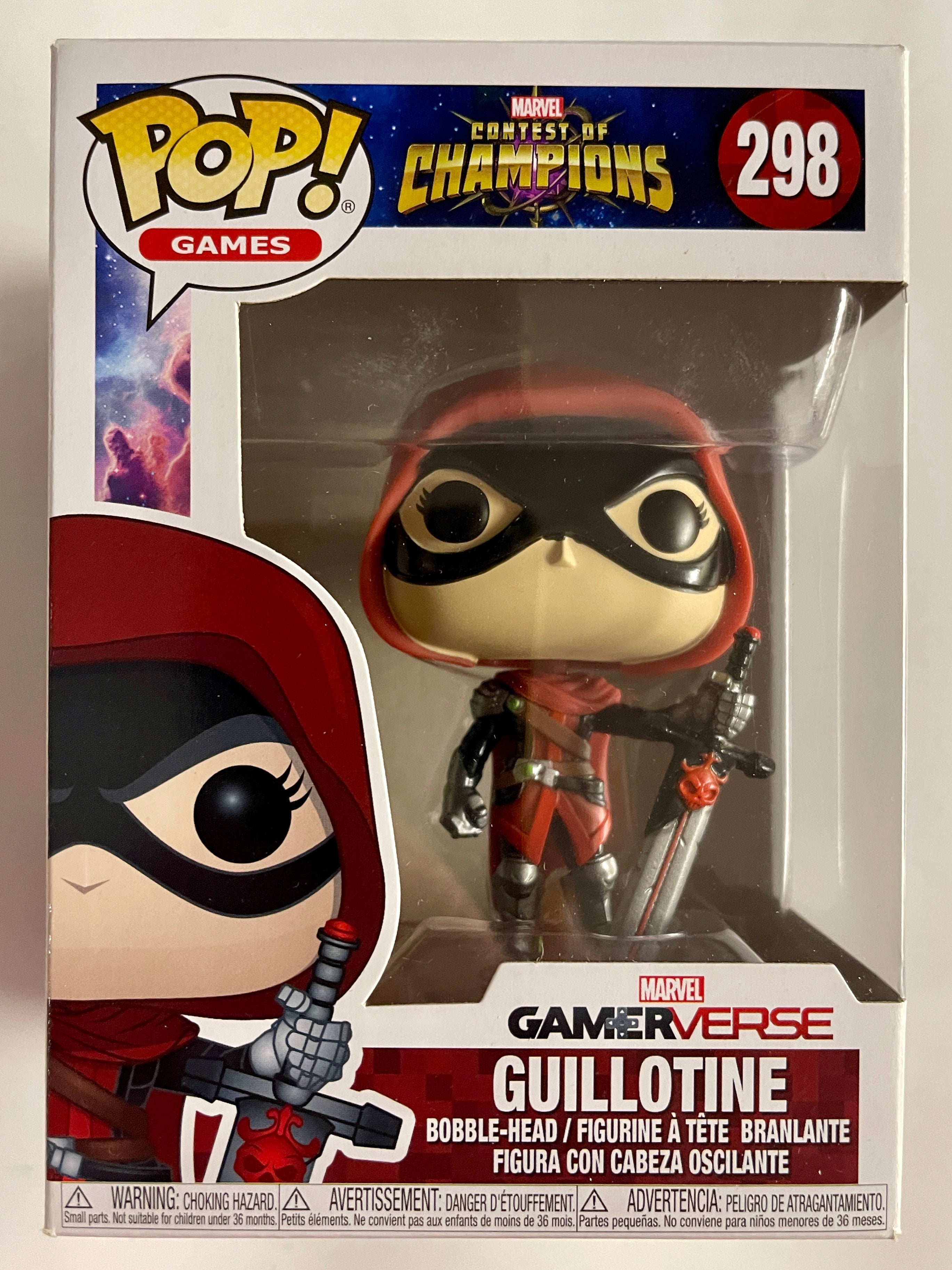 Funko Pop! Games Guillotine #298 Marvel Contest Of Champions 2018 Vaulted