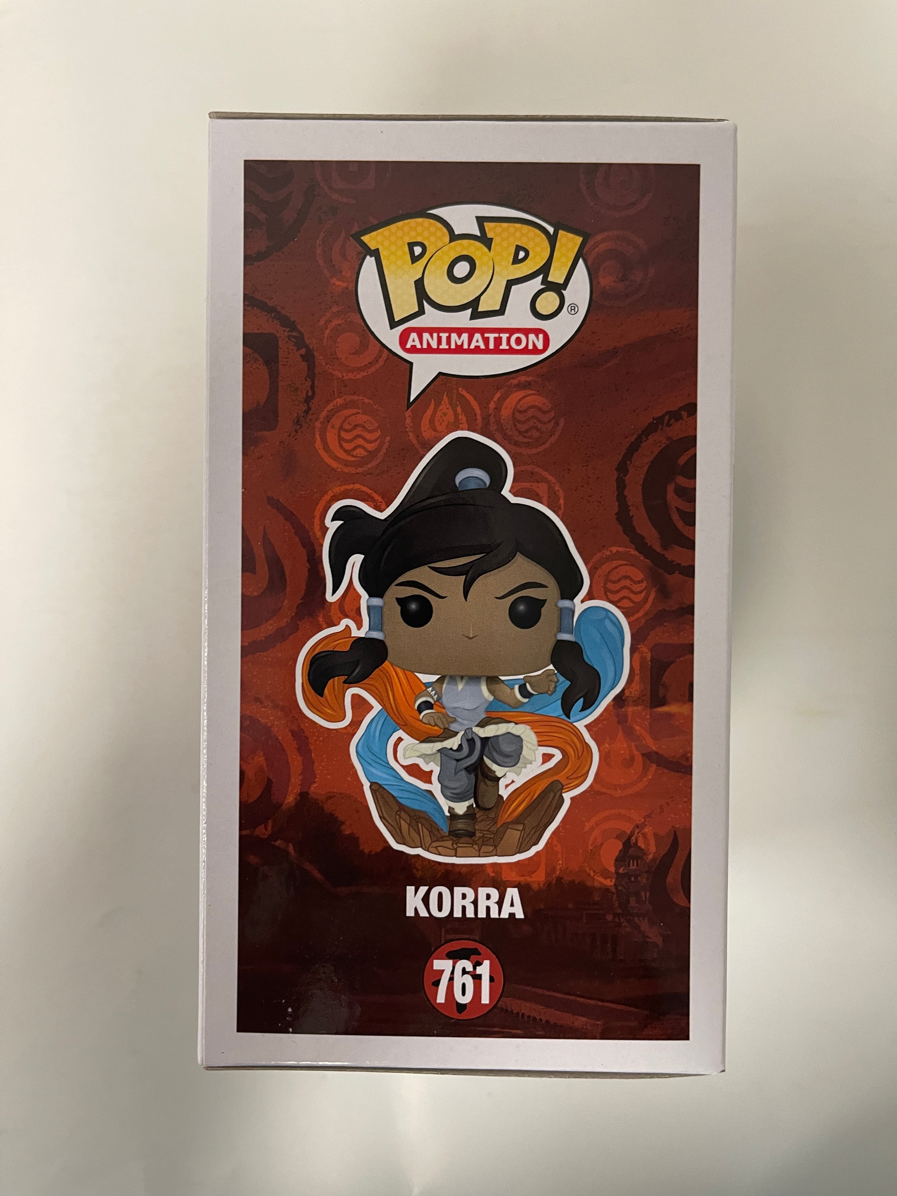 Funko Pop! Animation Metallic Glow Korra #761 Legend Of Korra BW Glow 2022 Exclusive
