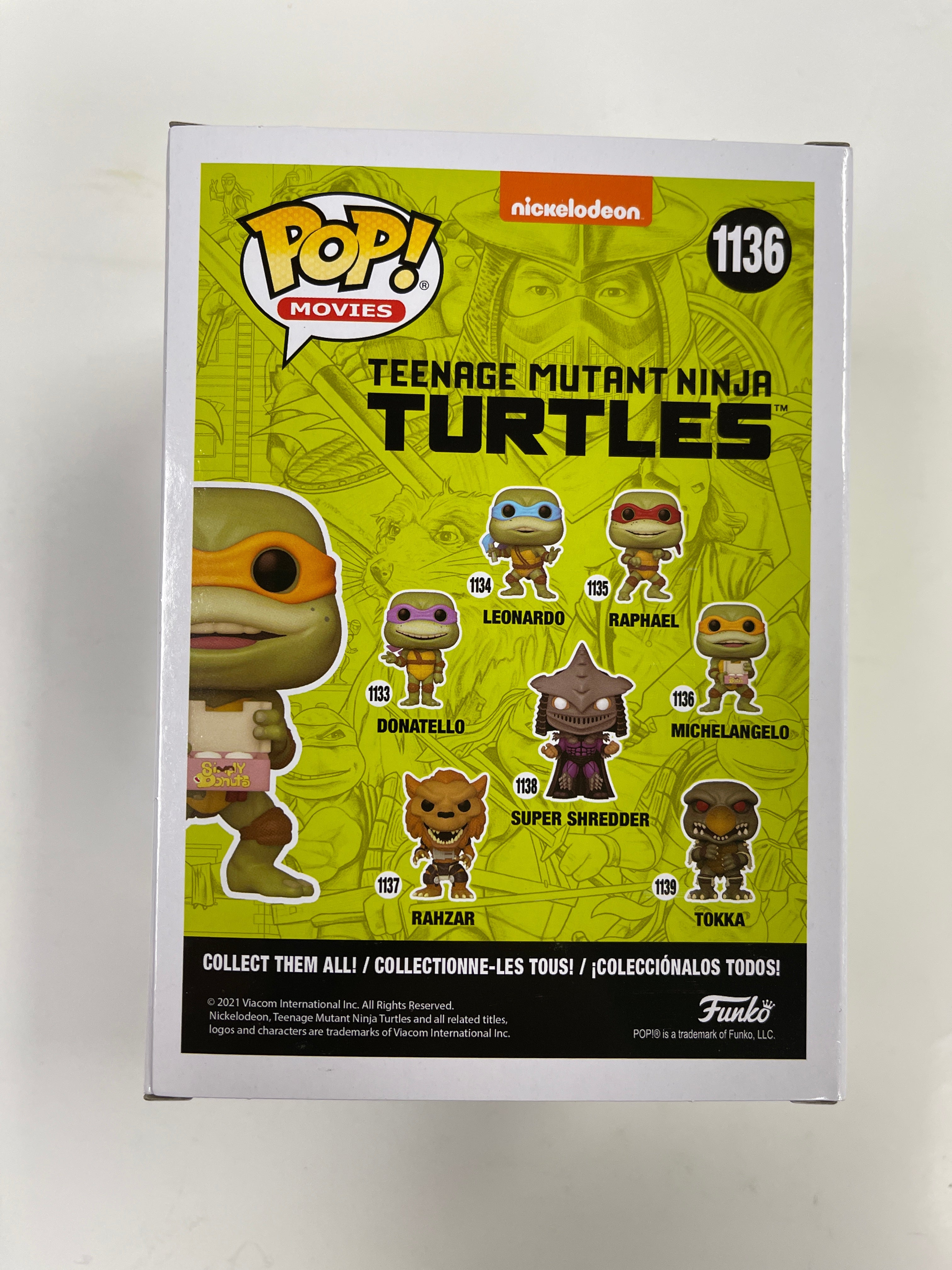 Funko Pop! Movies Michelangelo #1136 Teenage Mutant Ninja Turtles Secret of The Ooze