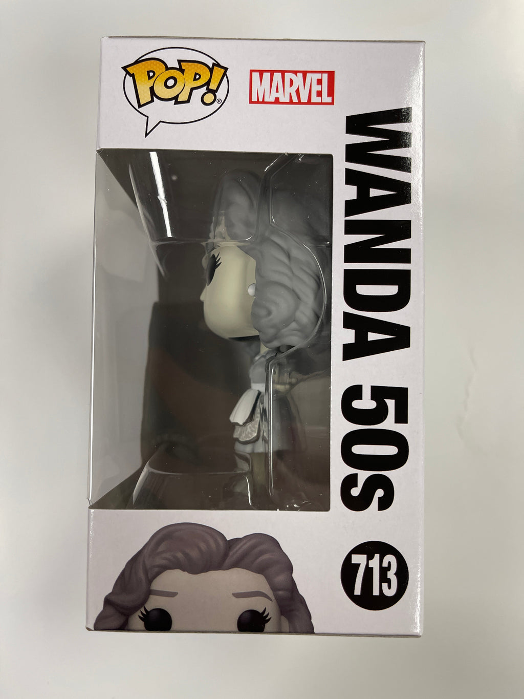 Funko Pop! Marvel 50’s Black & White (B&W) Wanda #713 WandaVision 2021 Disney +