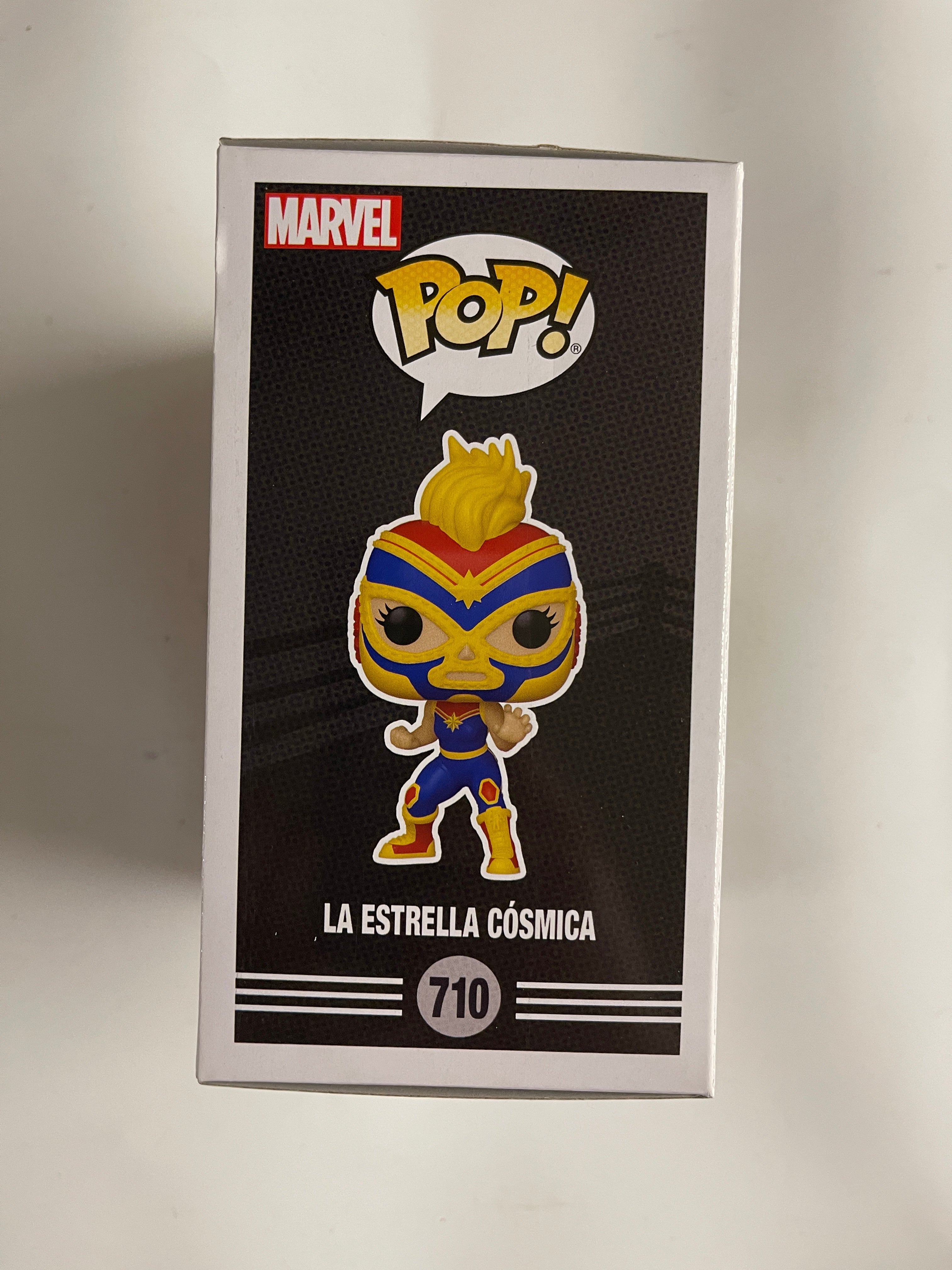 Funko Pop! Marvel La Estrella Cosmica #710 Lucha Libre Edition 2021 Captain