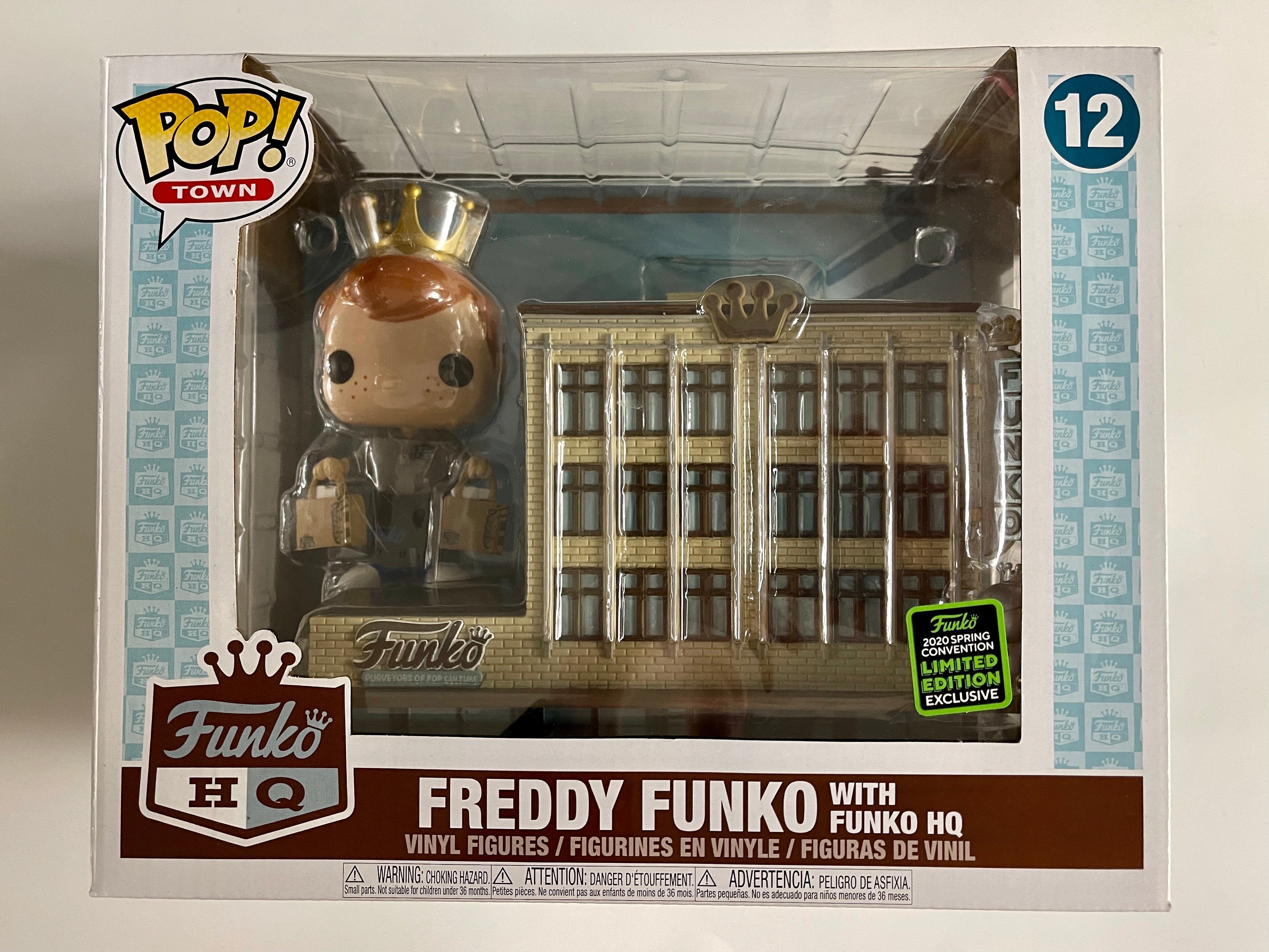 Funko Pop! Town Freddy Funko with Headquarters HQ #12 ECCC 2020 Spring Con Exclusive