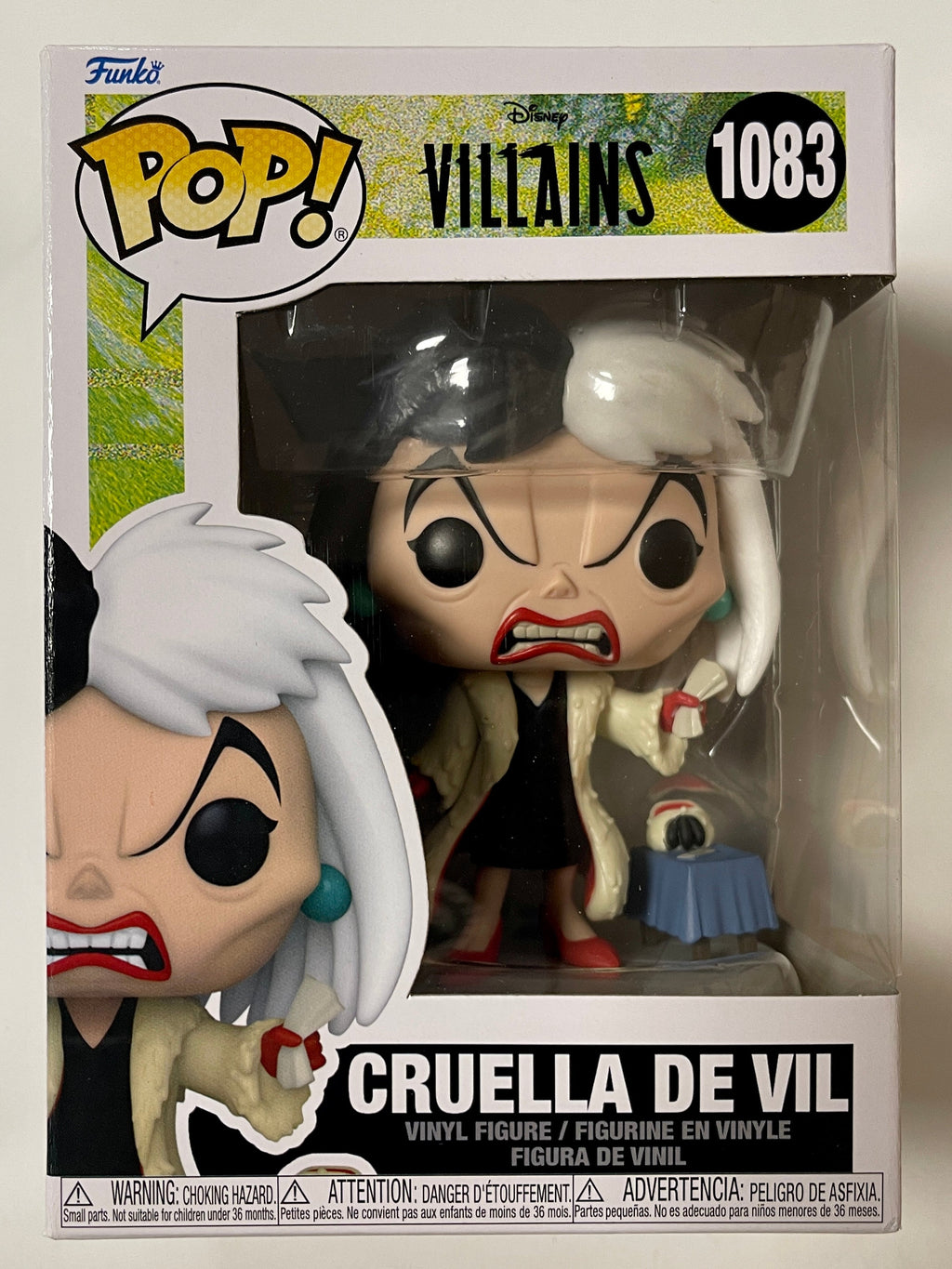 Funko Pop! Disney Cruella De Vil #1083 Ultimate Villains 101 Dalmatians 2022