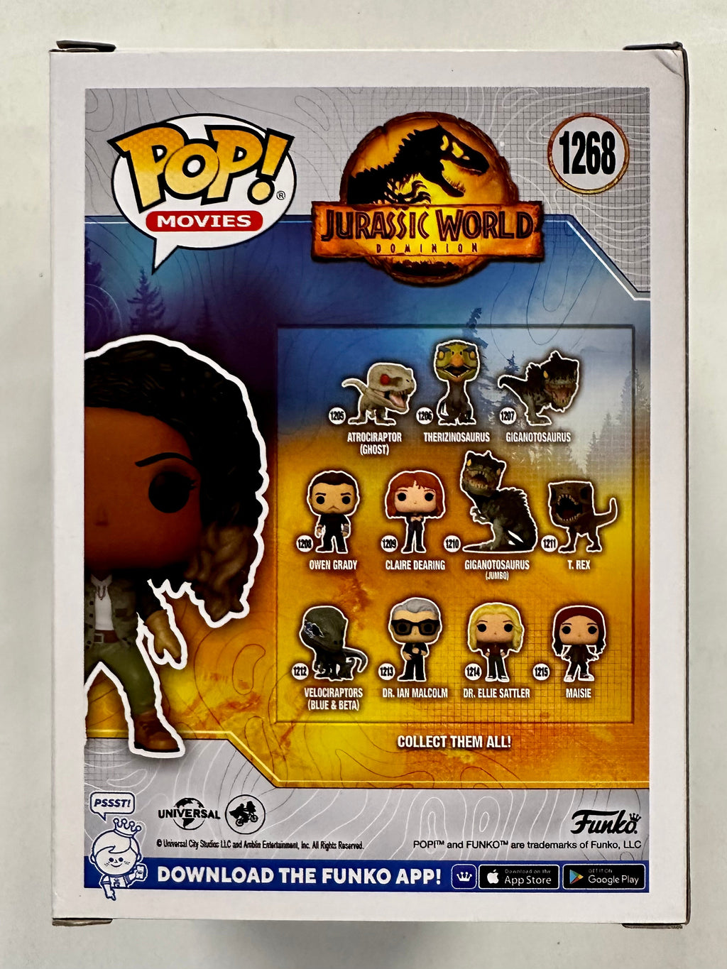 Funko Pop! Movies Kayla #1268 Jurassic World Dominion NYCC 2022 Fall Con Exclusive