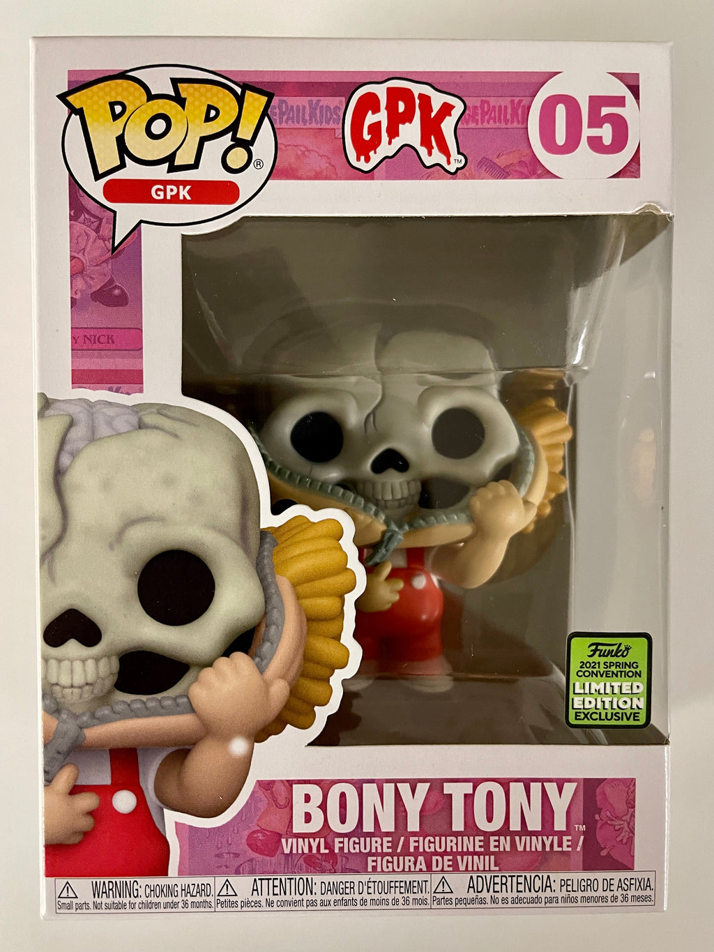 Funko Pop! GPK Bony Tony #05 Garbage Pail Kids ECCC Spring Con 2021 Exclusive