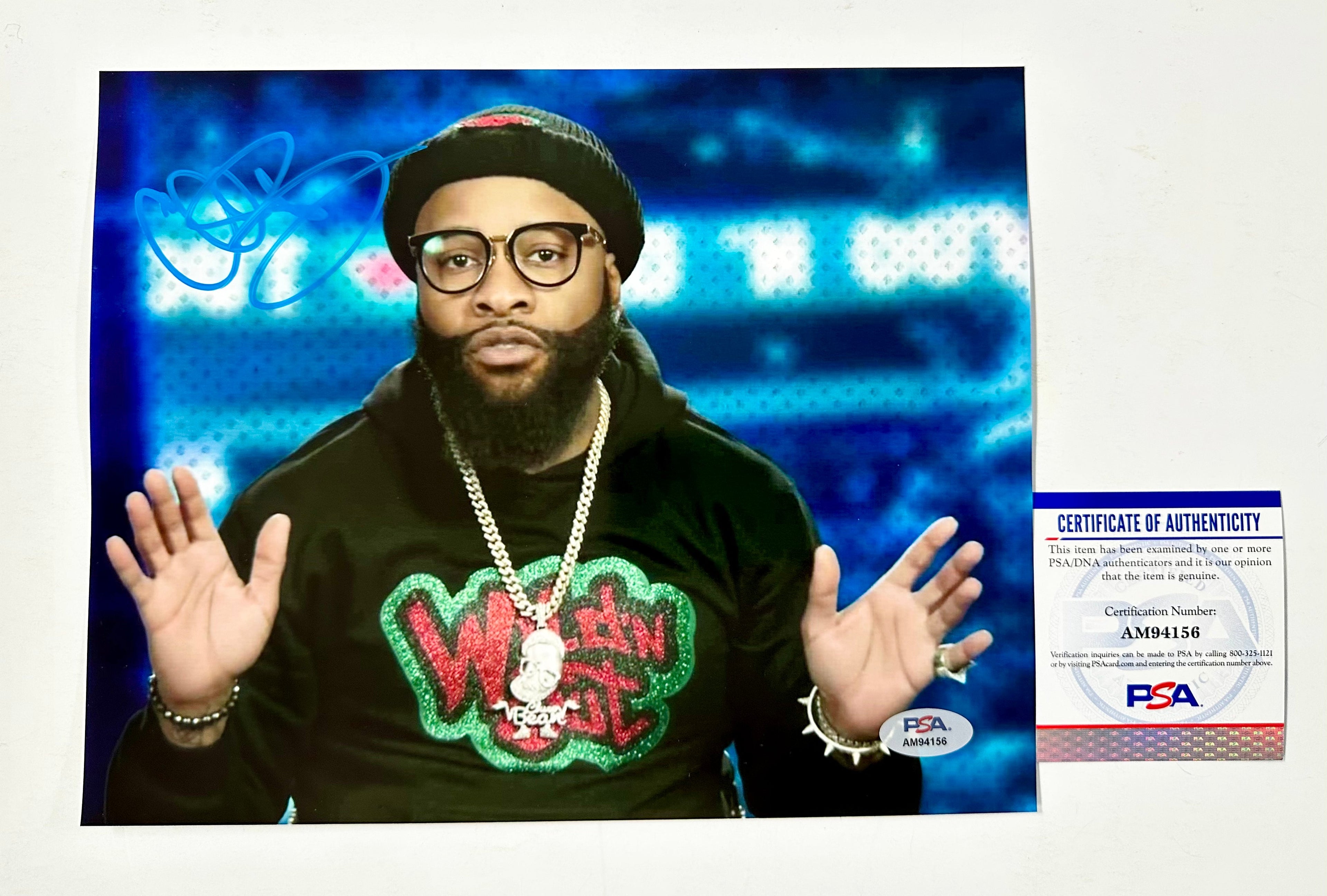 comedian-chico-bean-signed-8x10-mtv-wild-n-out-photo-with-psa-dna-coa
