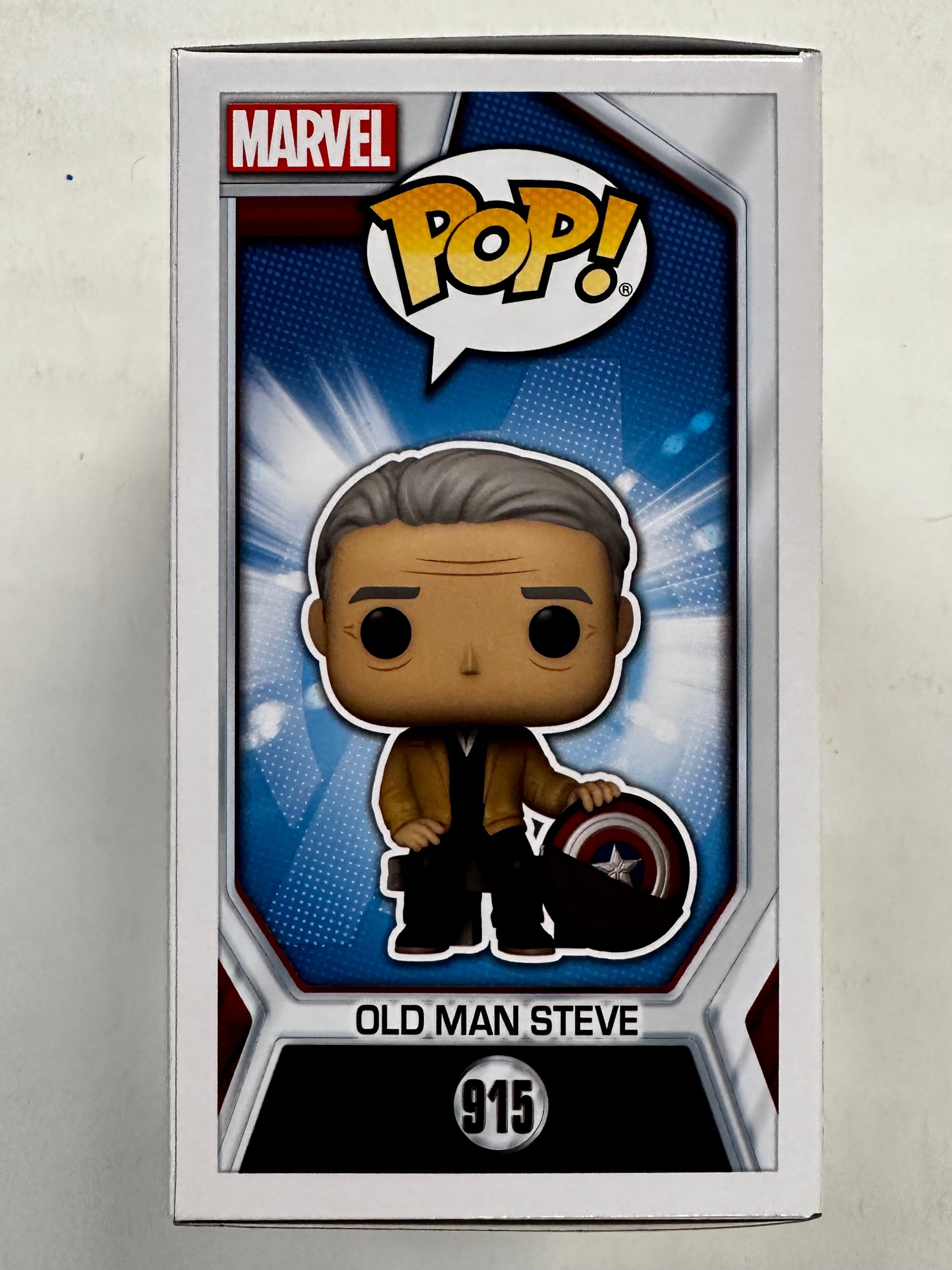 Funko Pop! Marvel Old Man Steve On Bench #915 Avengers Endgame 2021 Exclusive