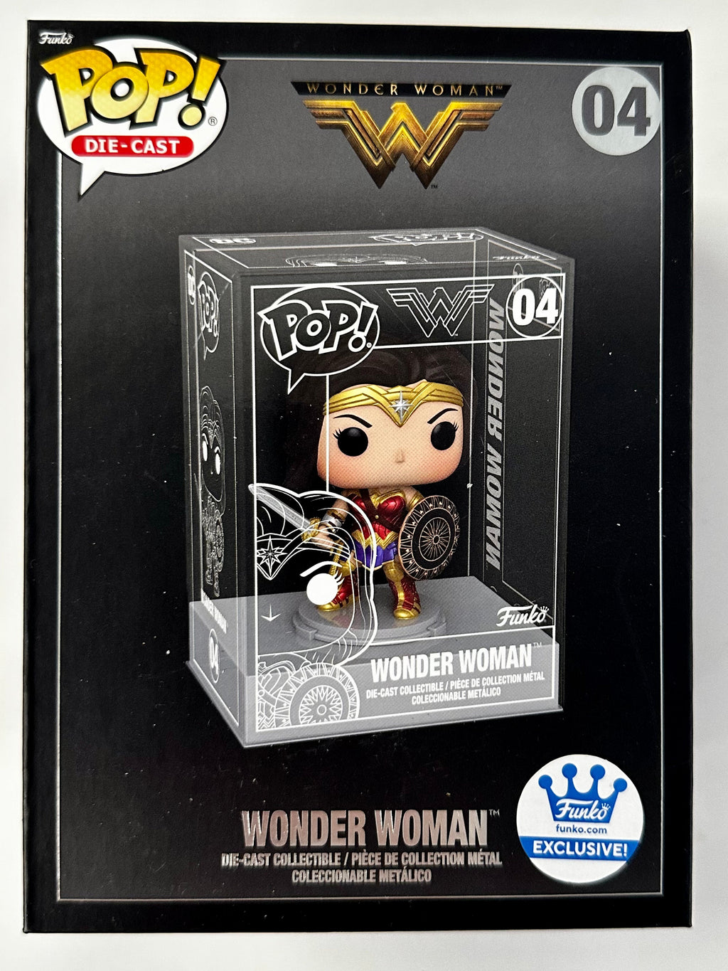 Funko Pop! Die-cast Wonder Woman #04 DC Comics Funko Shop Exclusive 2021