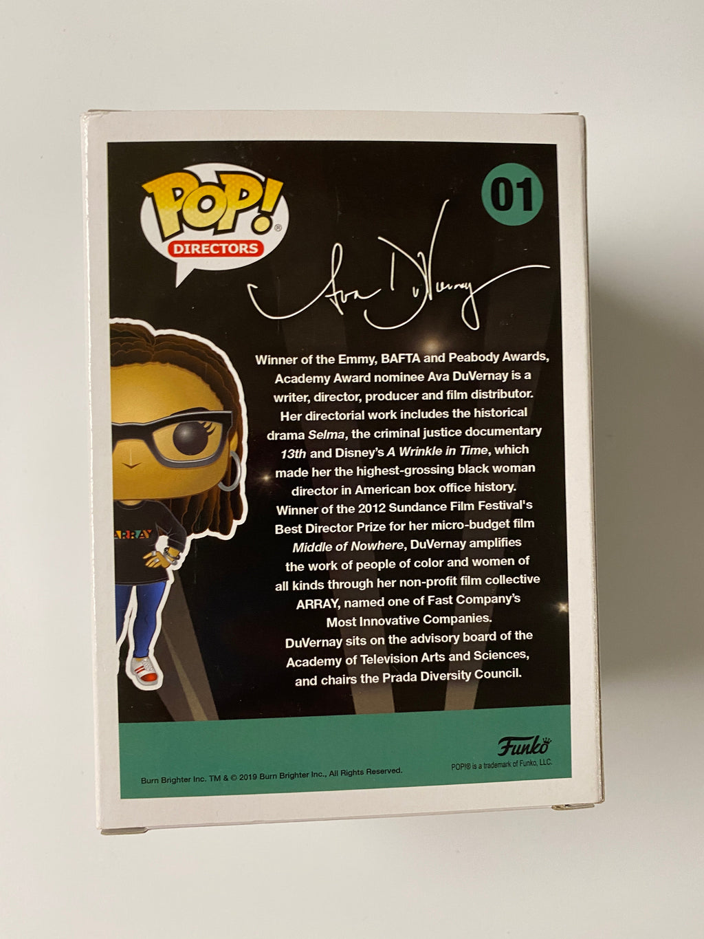 Funko Pop! Directors Ava DuVernay #01 Director Selma 2019 Vaulted