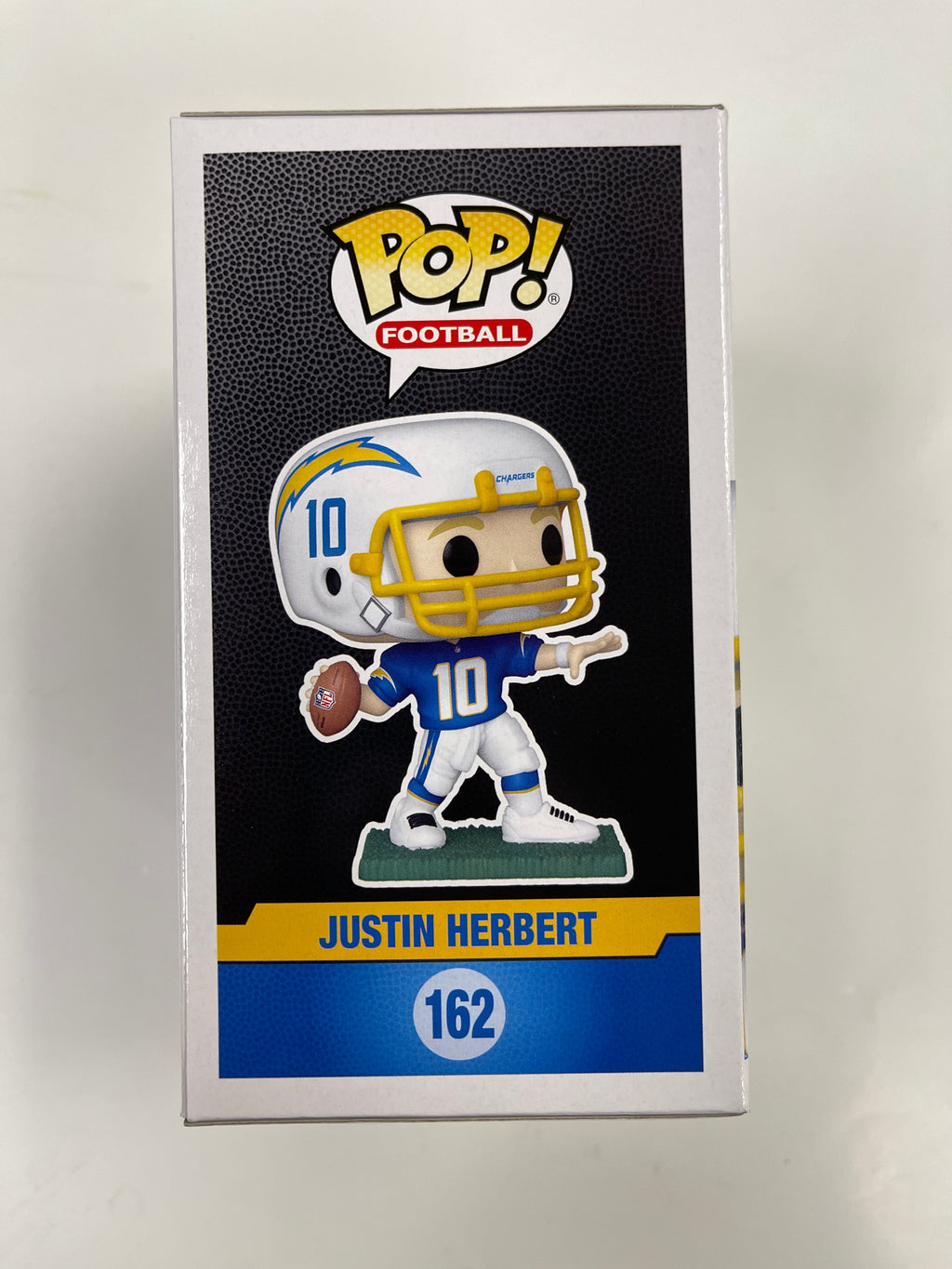 Funko Pop! Football Justin Herbert #162 NFL LA Los Angeles Chargers Quarterback