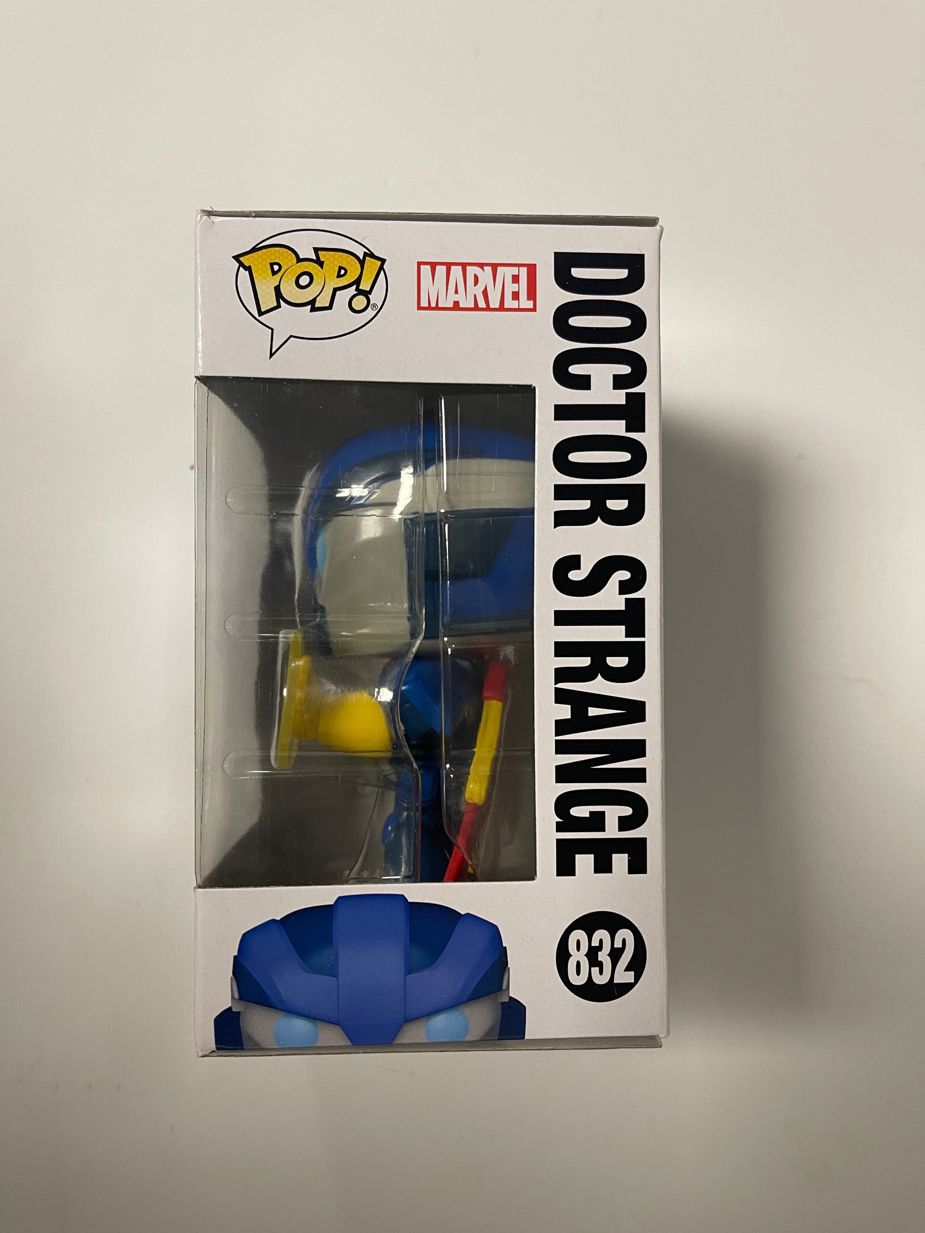 Funko Pop! Marvel Doctor Strange #832 Avengers MechStrike 2021 Box Dmg
