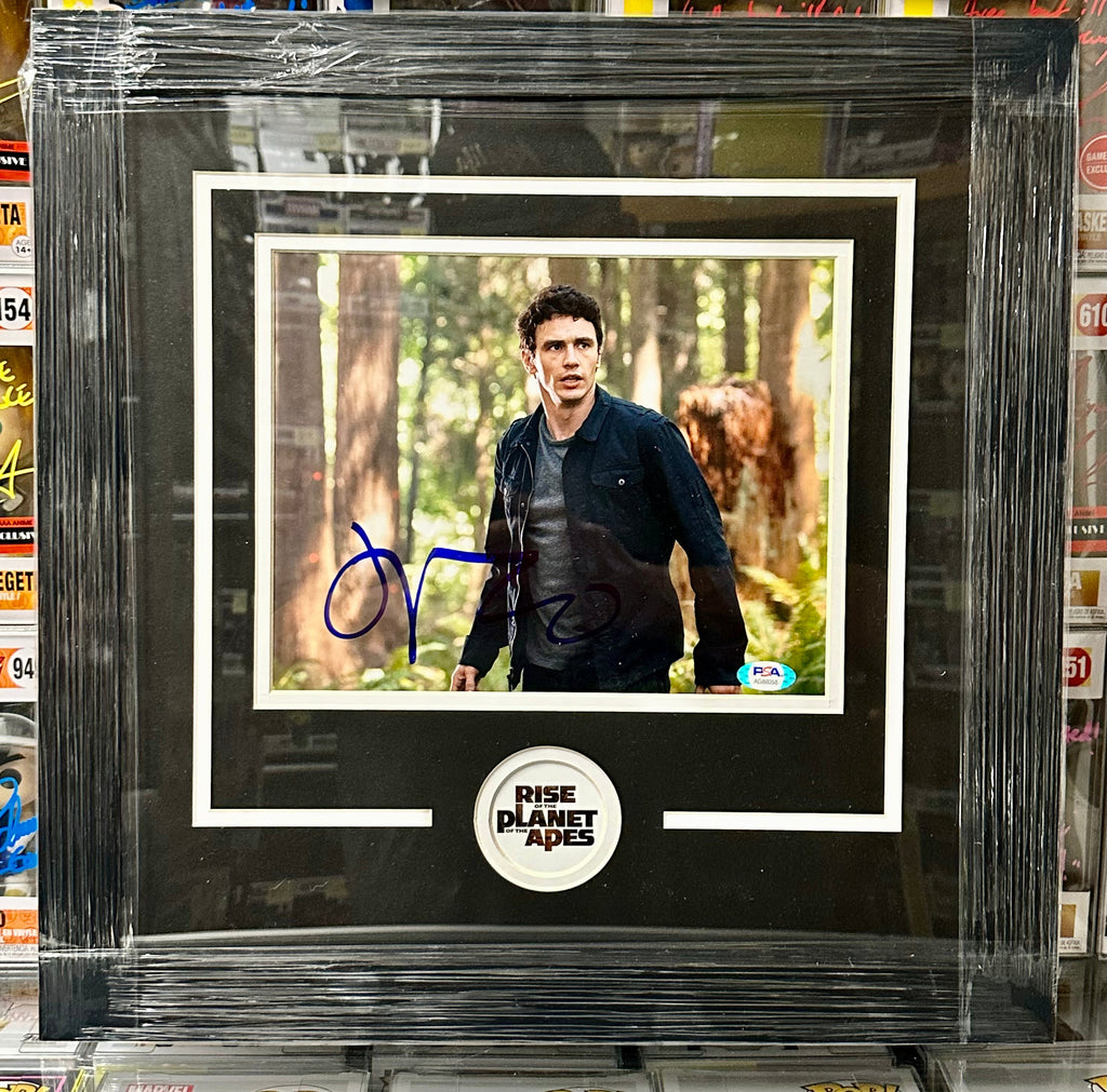 James Franco Signed & Framed 8X10 Rise Of The Planet Of The Apes Photo With PSA/DNA COA