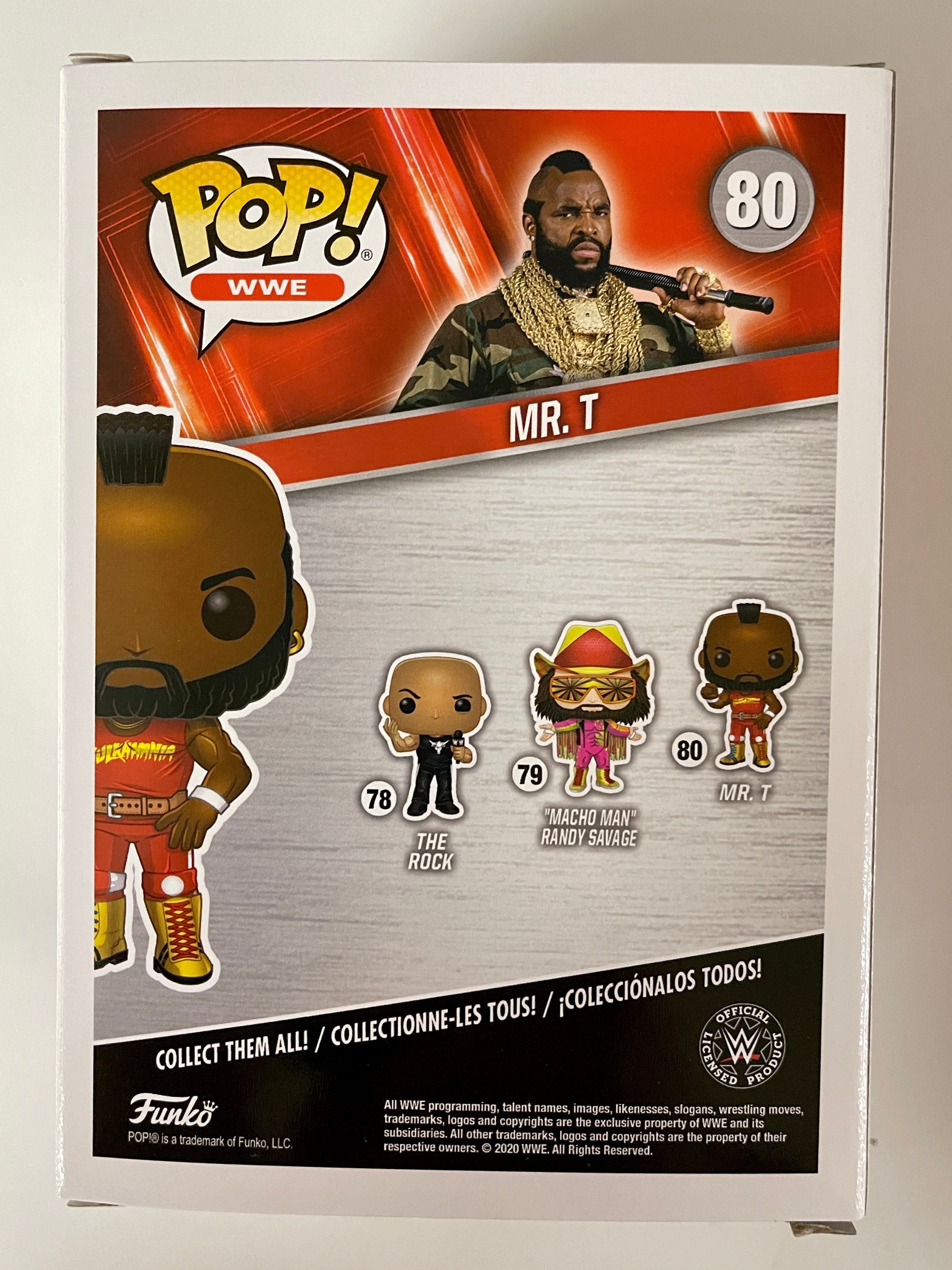 Funko Pop! WWE Mr. T In Hulkamania Outfit #80 Wrestling 2020
