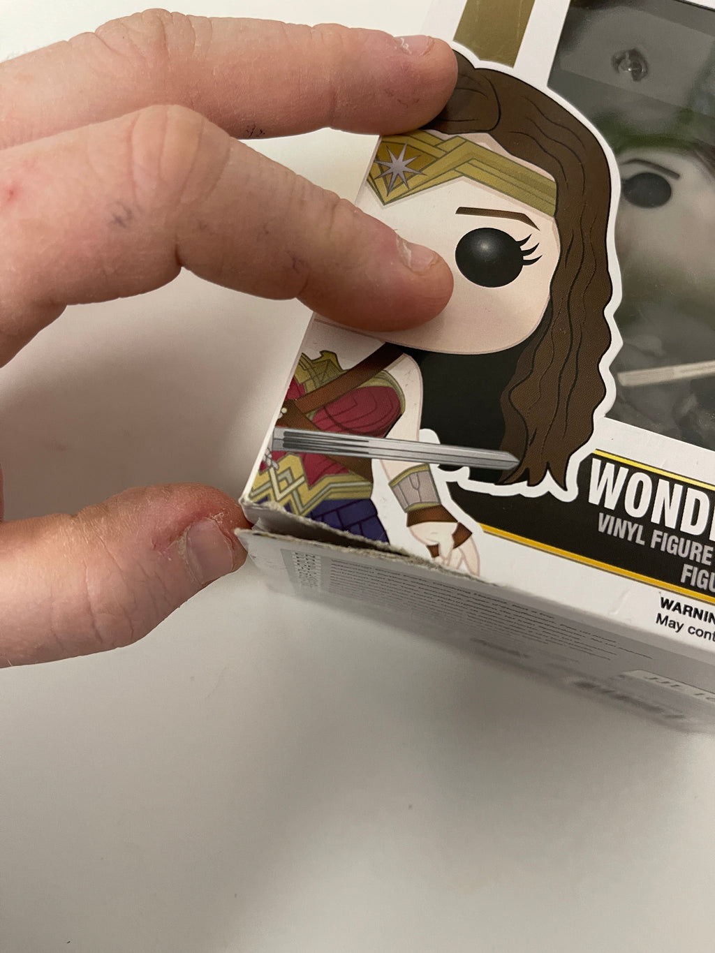 Funko Pop! DC Heroes Wonder Woman #86 Batman V Superman 2015 Vaulted Exclusive Box Dmg