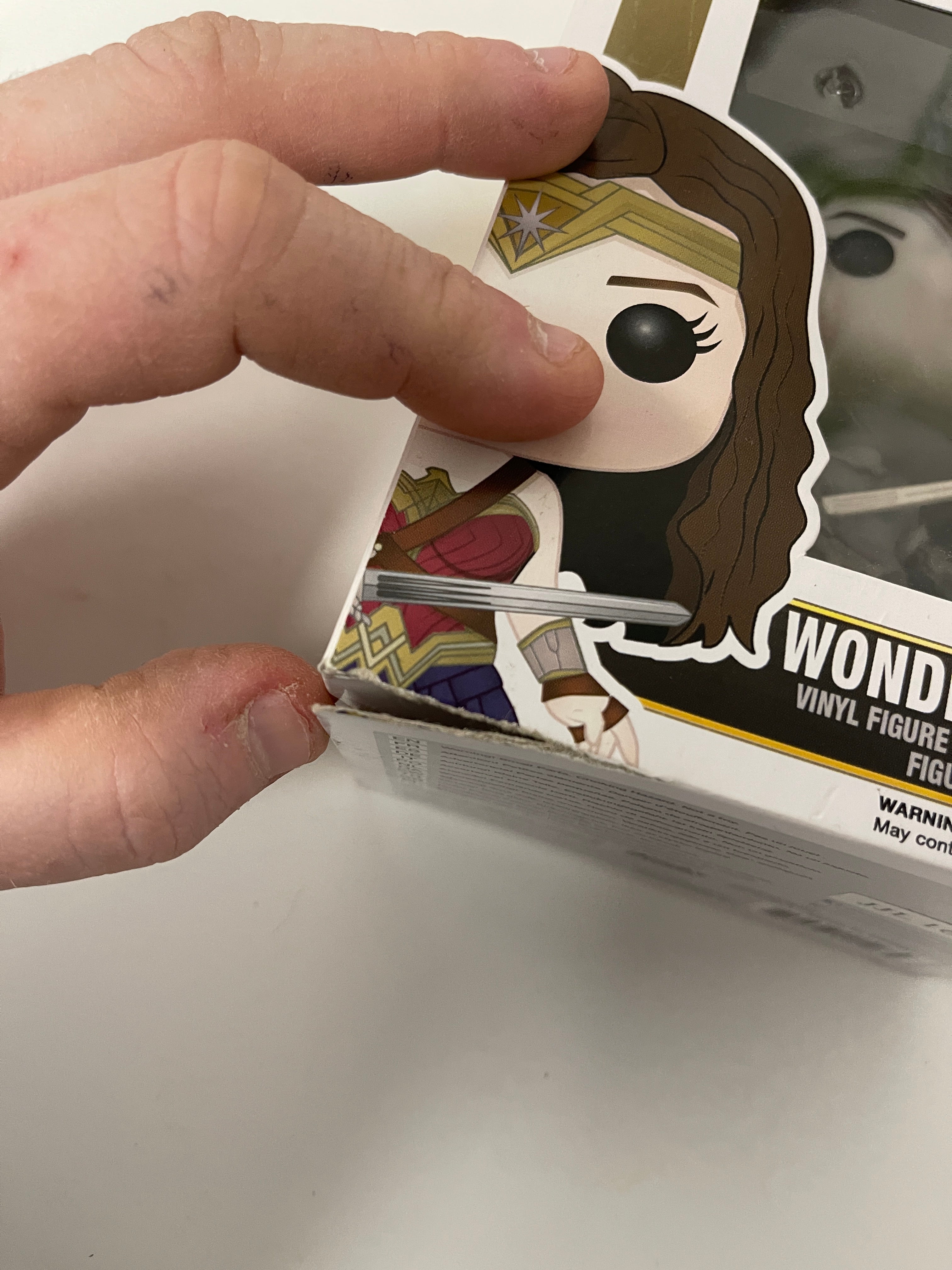 Funko Pop! DC Heroes Wonder Woman #86 Batman V Superman 2015 Vaulted Exclusive Box Dmg