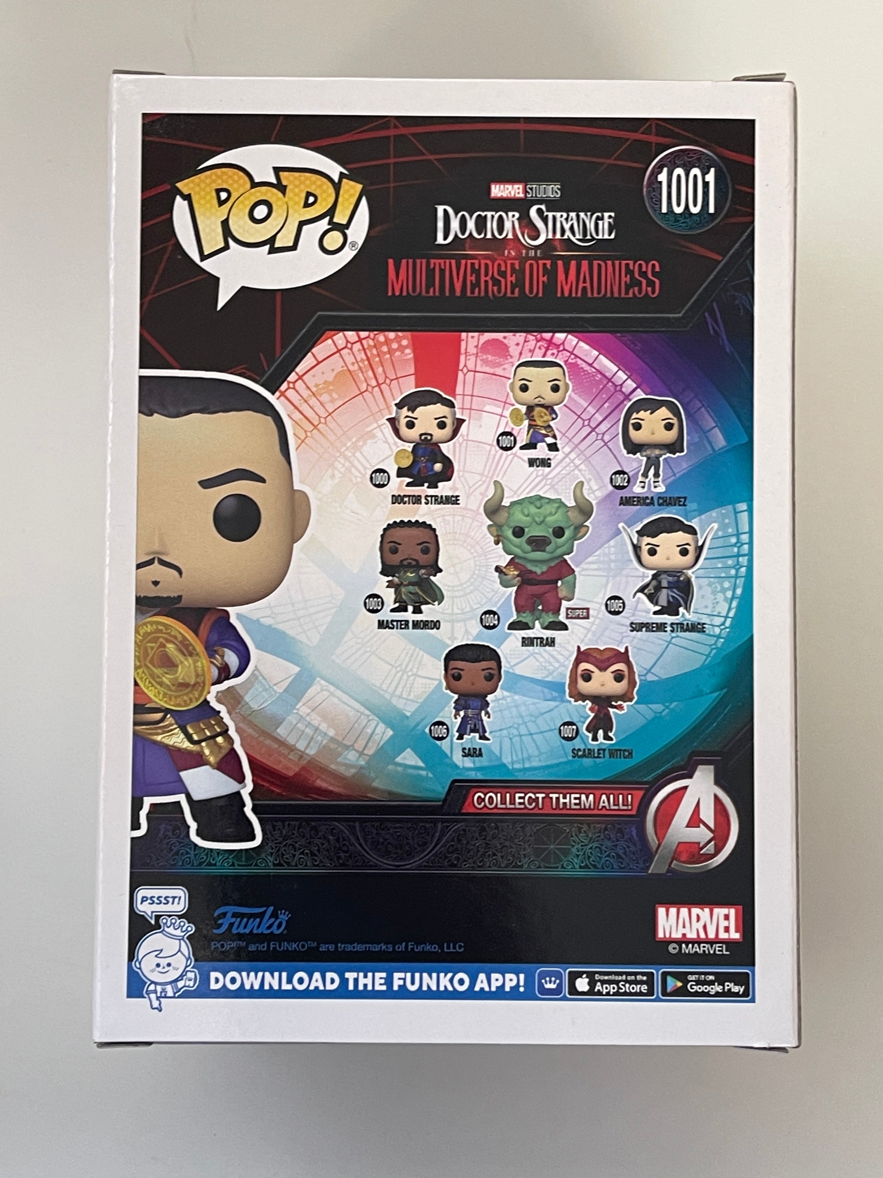 Funko Pop! Marvel Wong #1001 Doctor Strange & The Multiverse Of Madness 2022