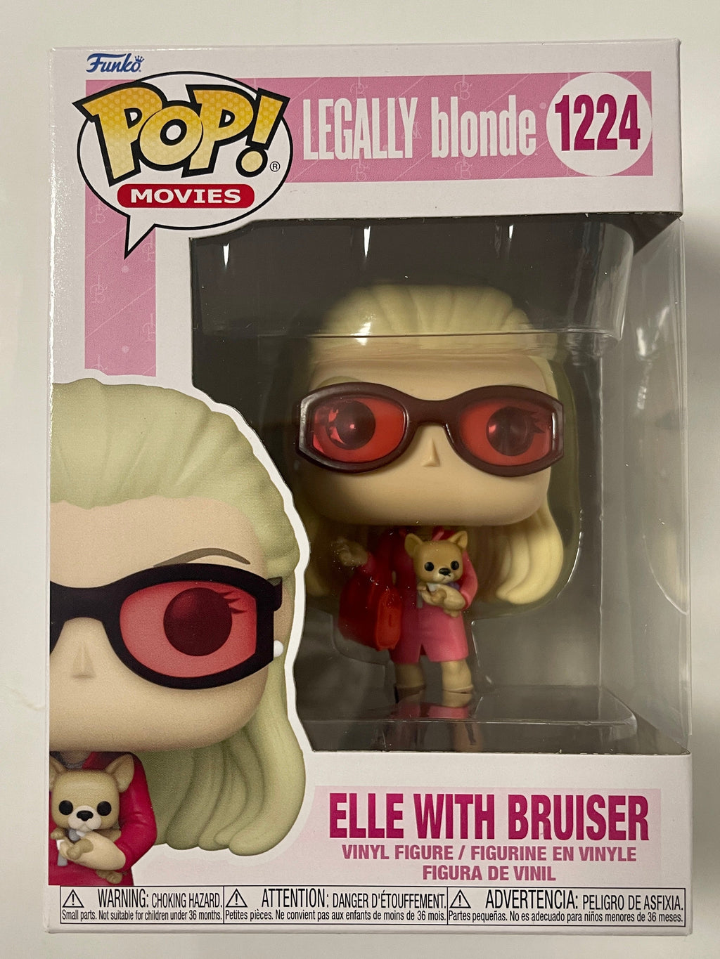 Funko Pop! Movies Elle Woods W/ Bruiser The Chihuahua #1224 Legally Blonde 2022