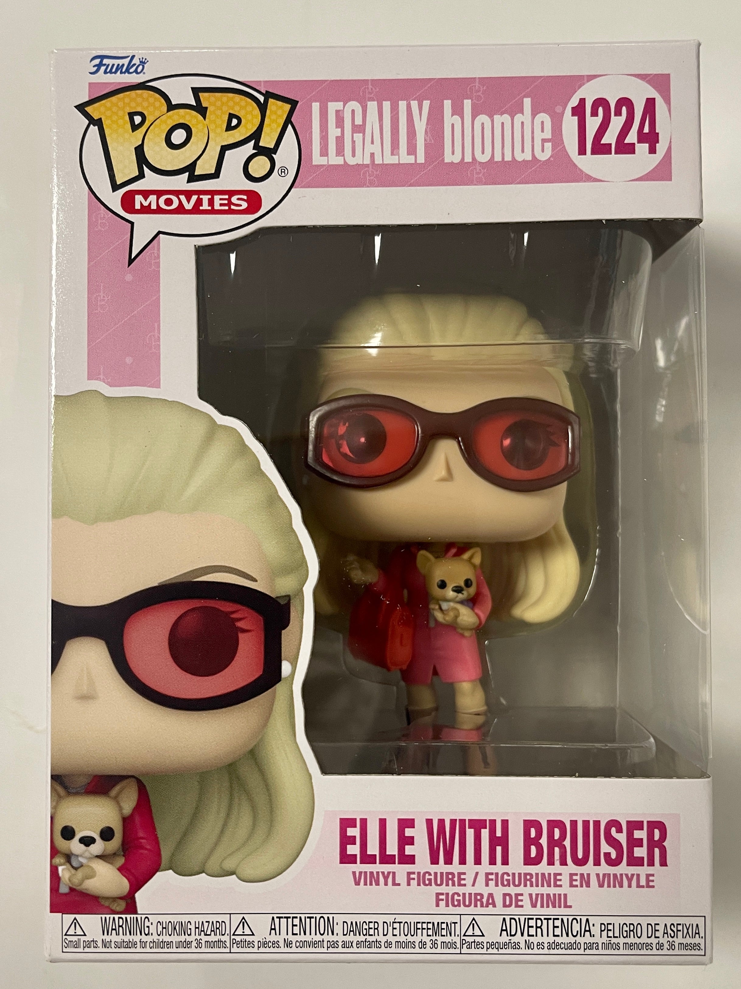 Funko Pop! Movies Elle Woods W/ Bruiser The Chihuahua #1224 Legally Blonde 2022