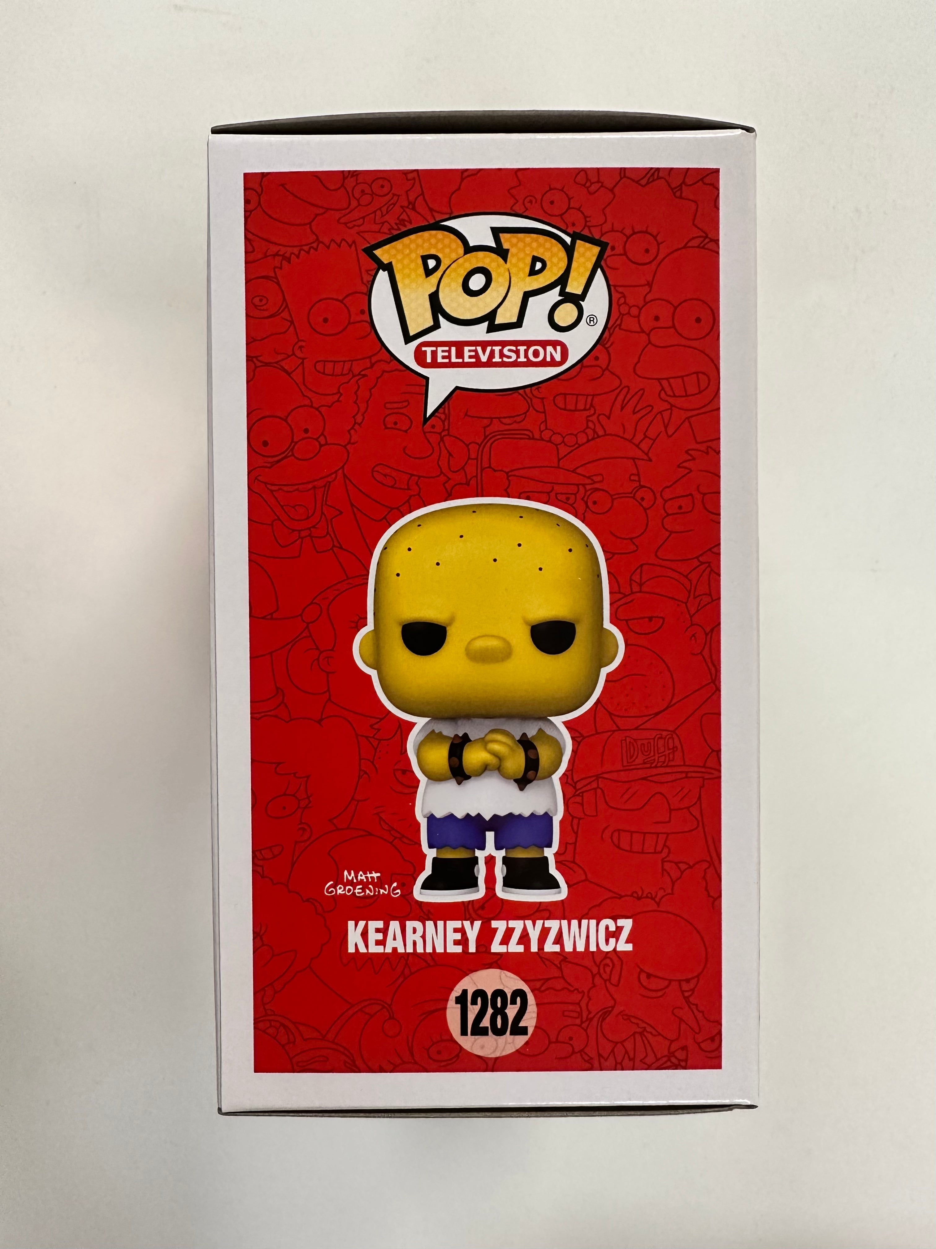 Funko Pop! Television Kearney Zzyzwicz #1282 The Simpsons NYCC 2022 Fall Con Exclusive