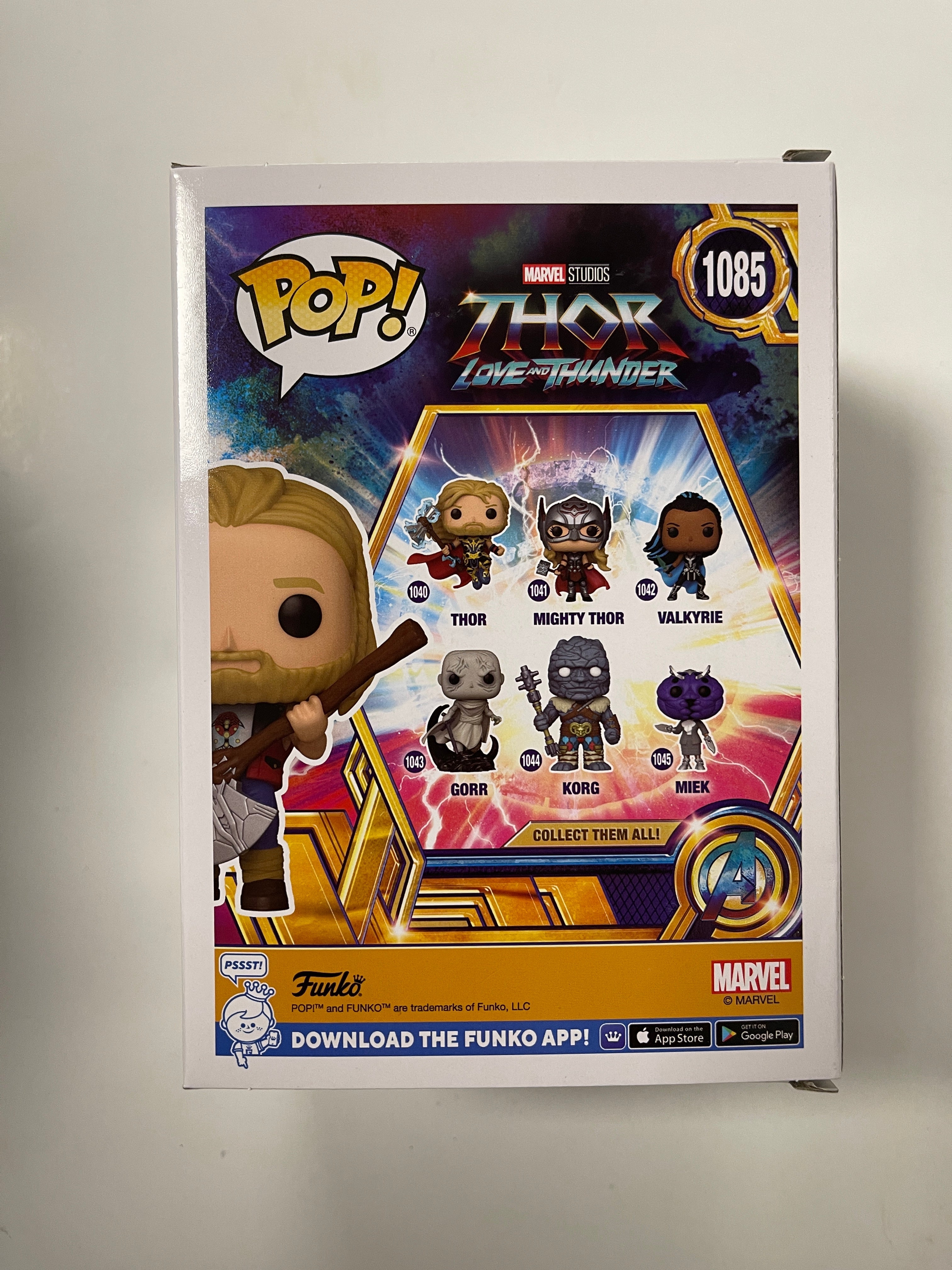 Funko Pop! Marvel Ravager Thor With Stormbreaker #1085 Love & Thunder 2022 EE Exclusive