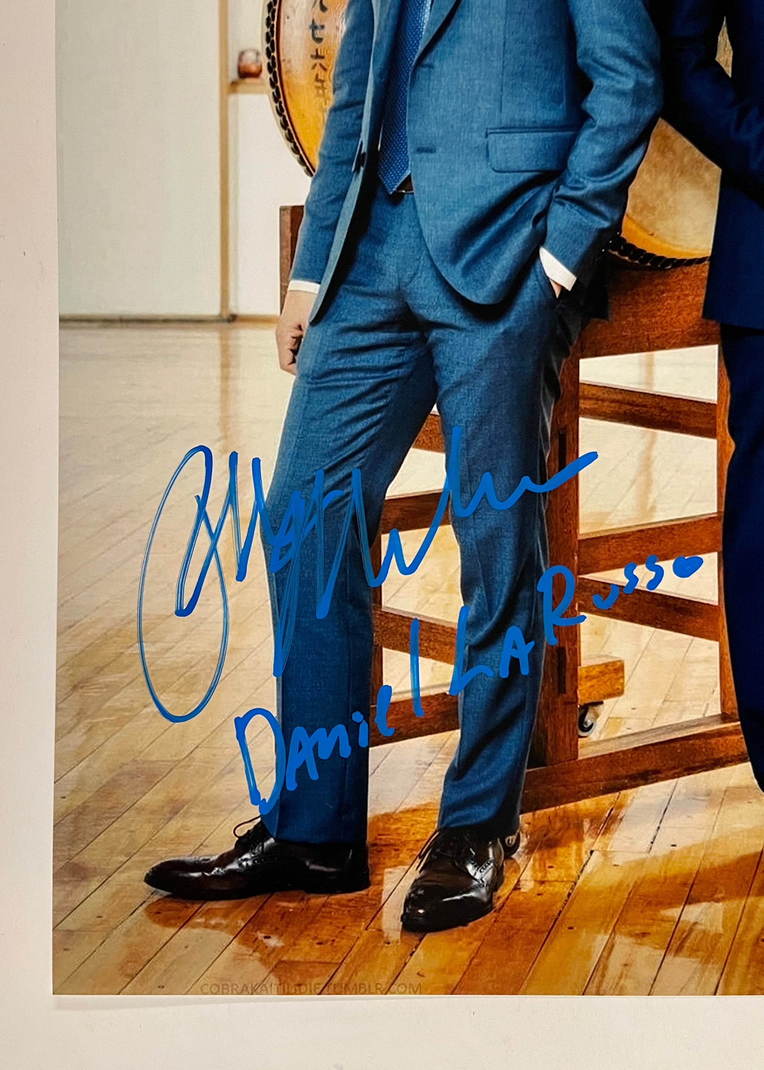 William Zabka & Ralph Macchio Signed Cobra Kai 11X14 With JSA COA Miyagi-Do