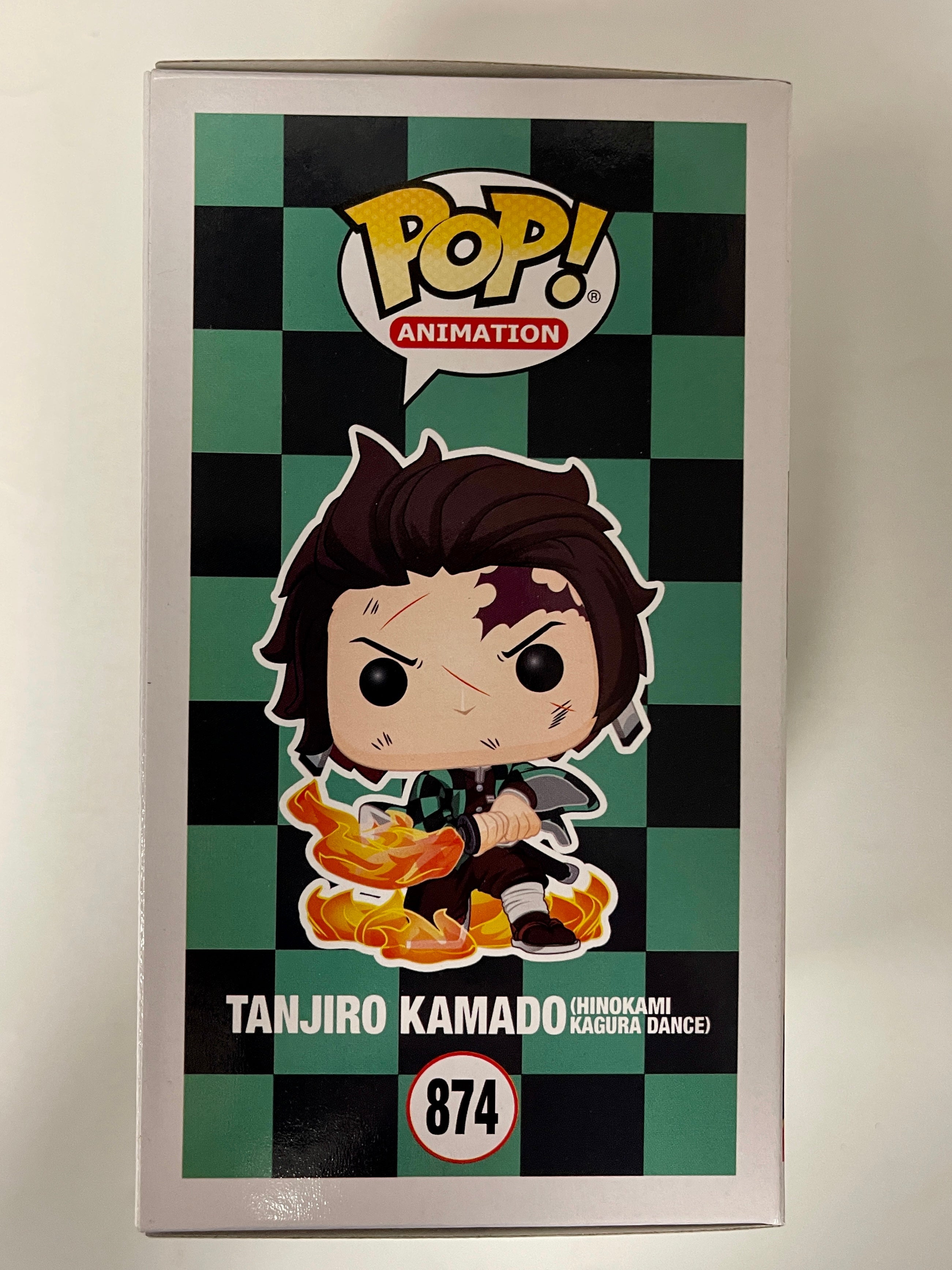 Funko Pop! Animation Tanjiro Kamado (Hinokami Kagura Dance) #874 Demon Slayer 2021 Exclusive