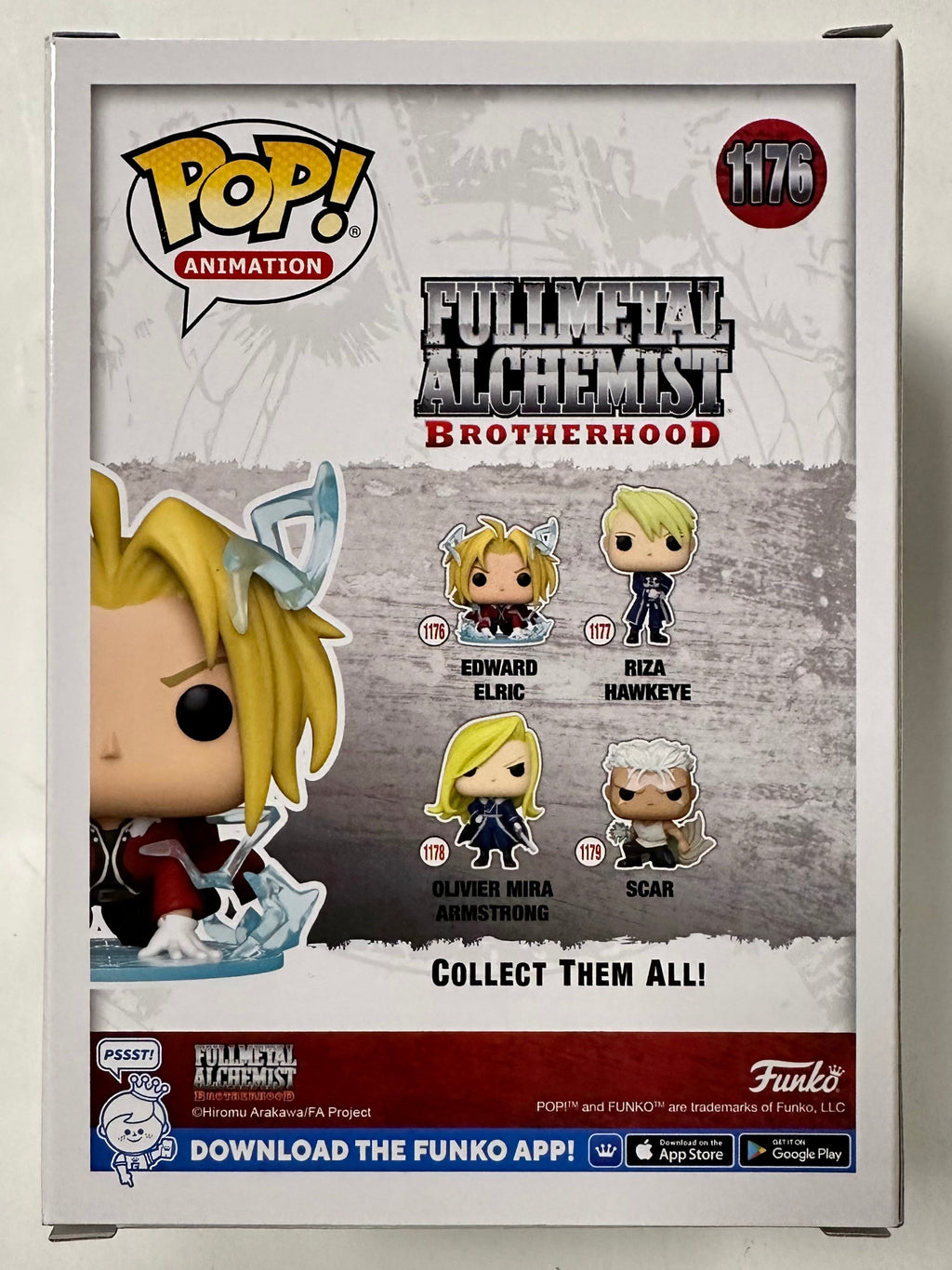 Funko Pop! Animation Edward Elric #1176 FullMetal Alchemist Brotherhood 2022