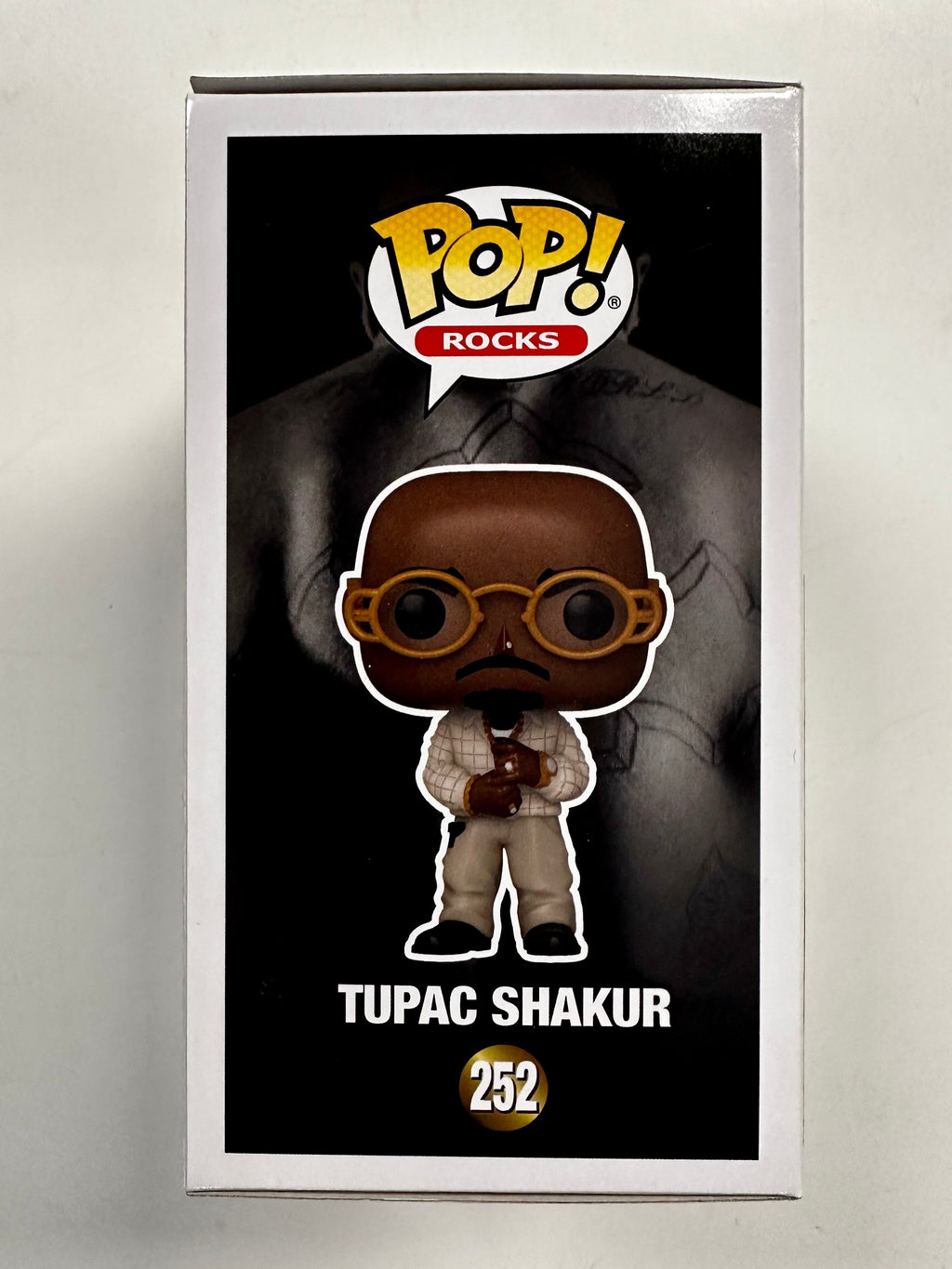 Funko Pop! Rocks Tupac Shakur #252 2Pac 2022 Makaveli Rapper Poet West Coast