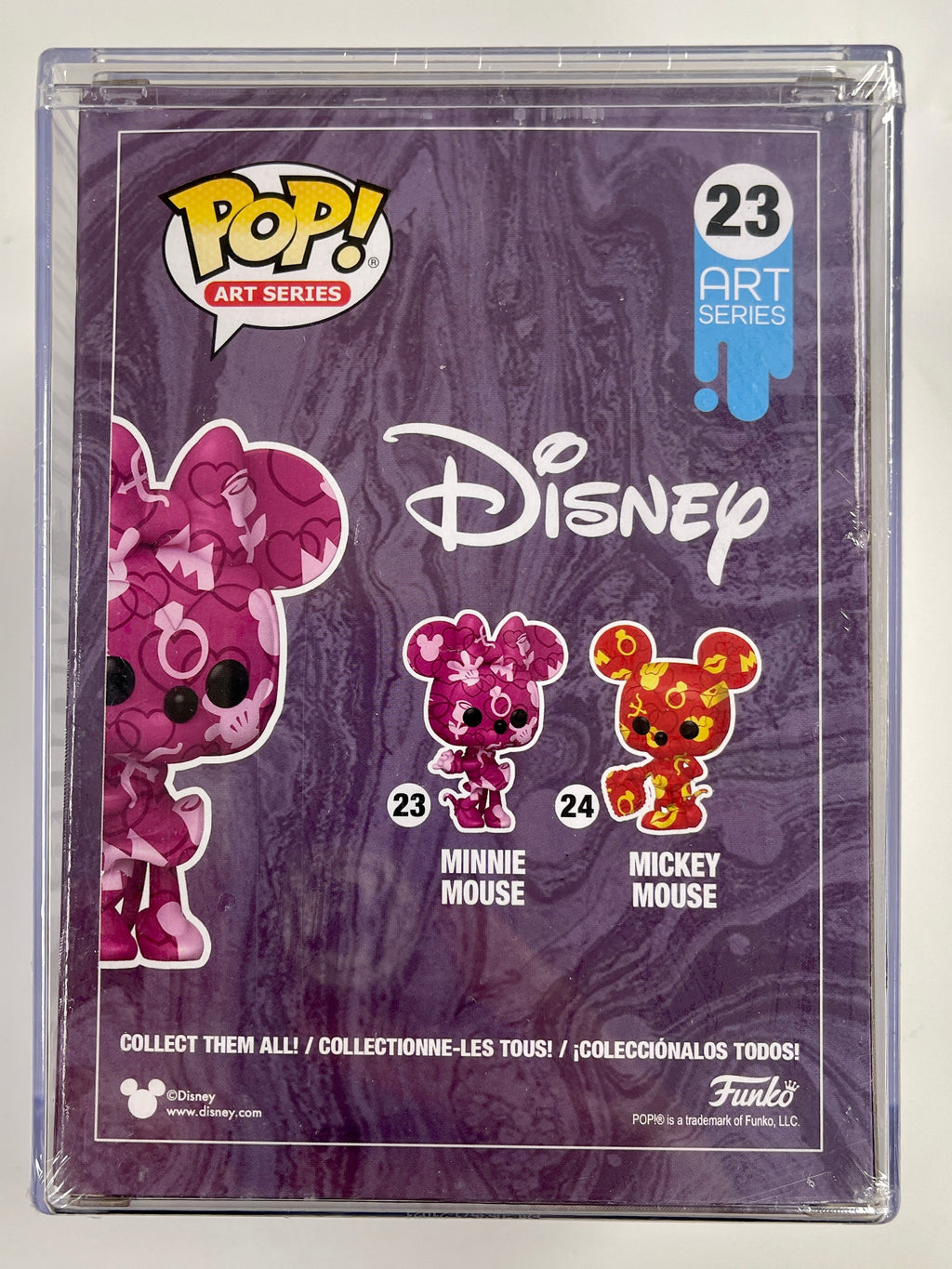 Funko Pop! Disney Minnie Mouse #23 Art Series Amazon Exclusive W/ Hard Protector