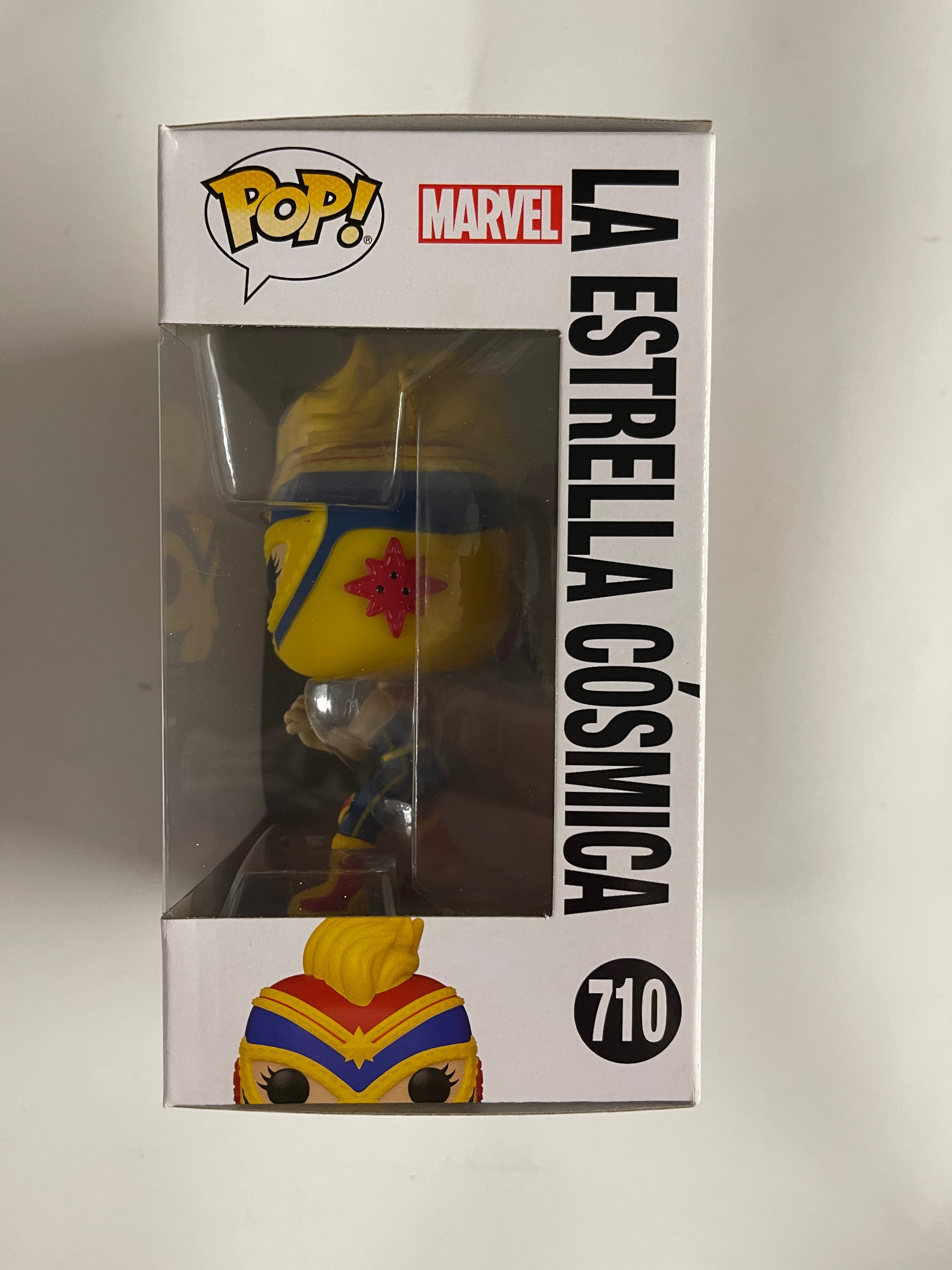 Funko Pop! Marvel La Estrella Cosmica #710 Lucha Libre Edition 2021 Captain