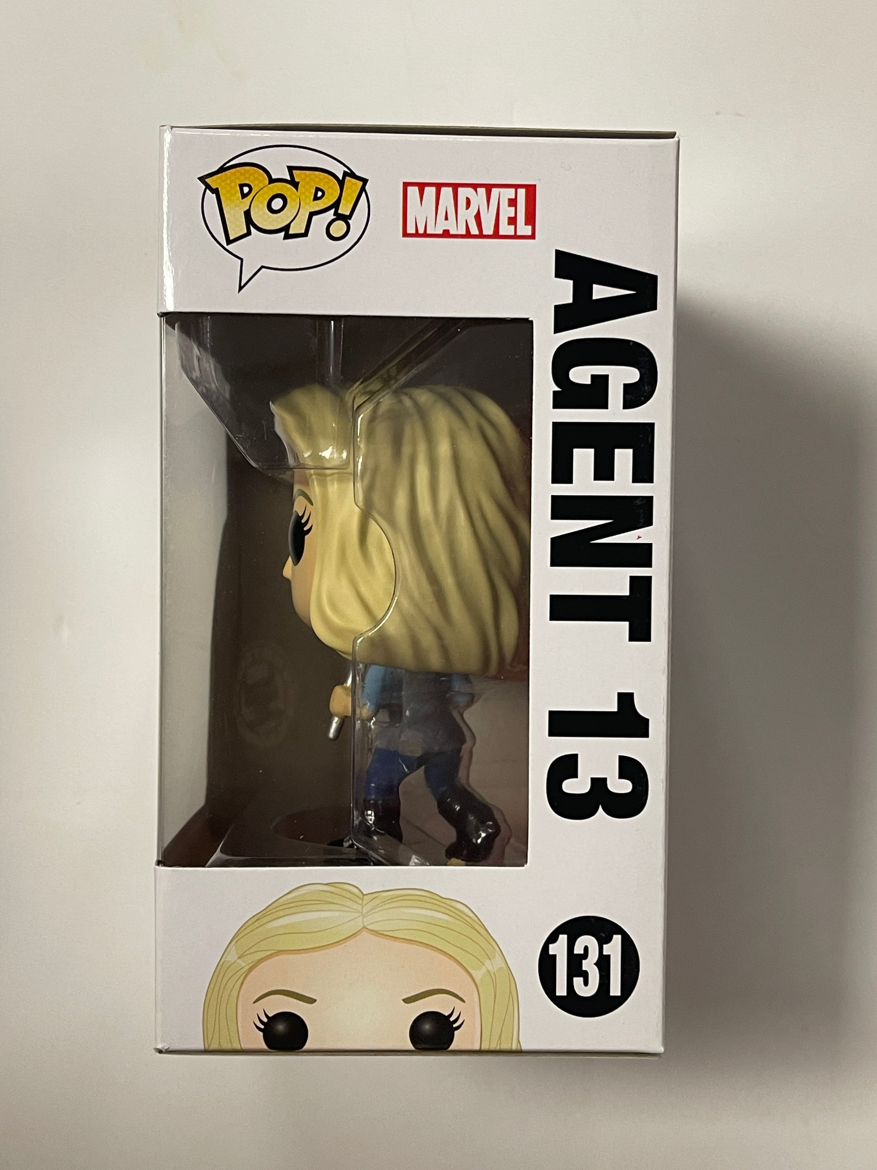 Funko Pop! Marvel Agent 13 (Sharon Carter) #131 Captain America Civil War 2015 Vaulted
