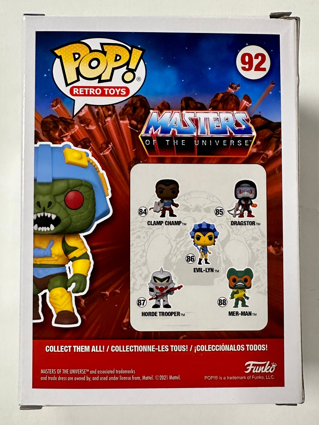 Funko Pop! Retro Toys Masters of The Universe Snake Man-At-Arms #92 Specialty Series