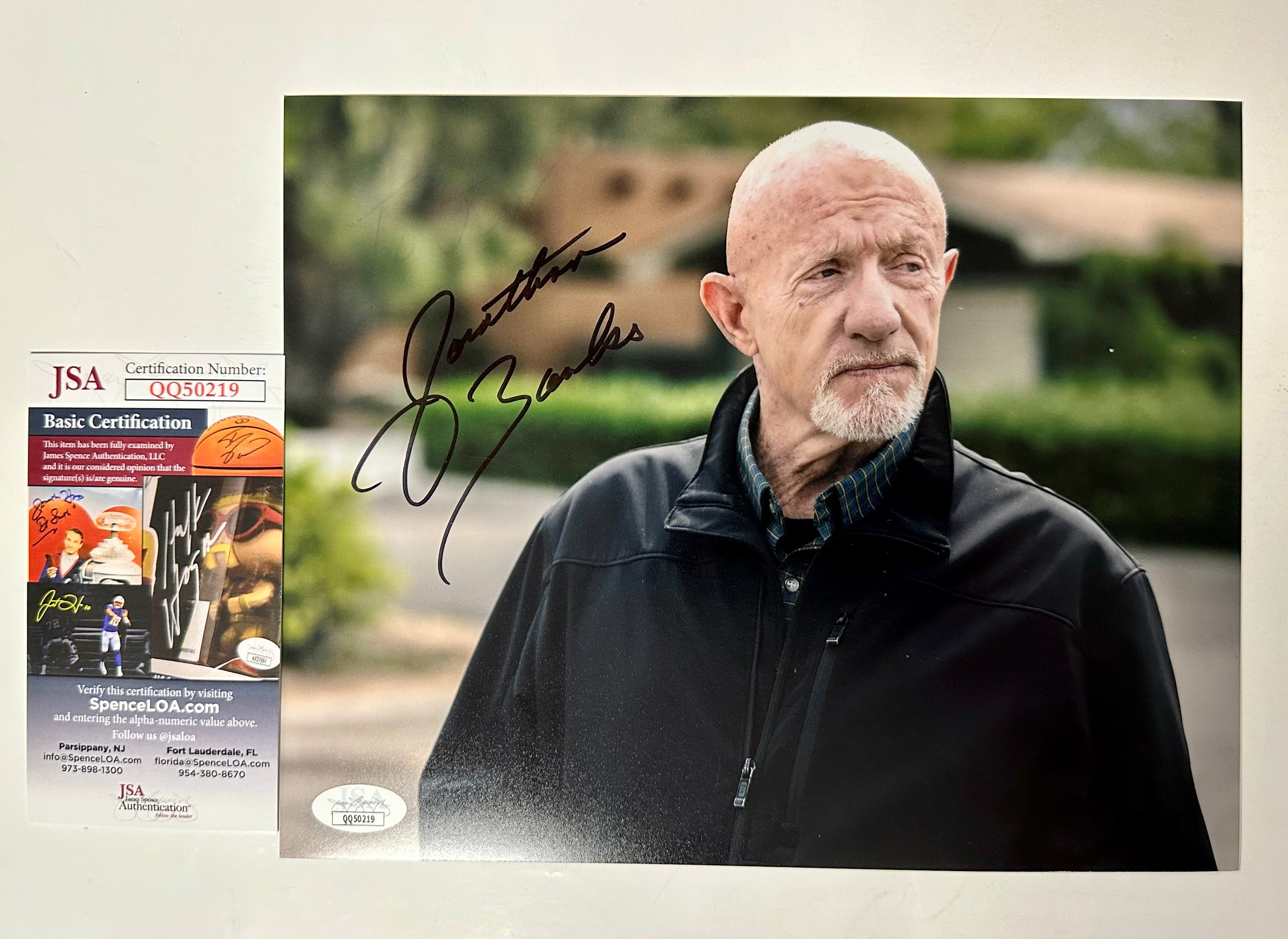 Jonathan Banks Signed Breaking Bad / Better Call Saul 8x10 Photo With JSA COA
