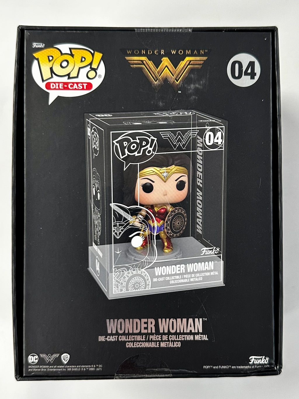 Funko Pop! Die-cast Wonder Woman #04 DC Comics Funko Shop Exclusive 2021