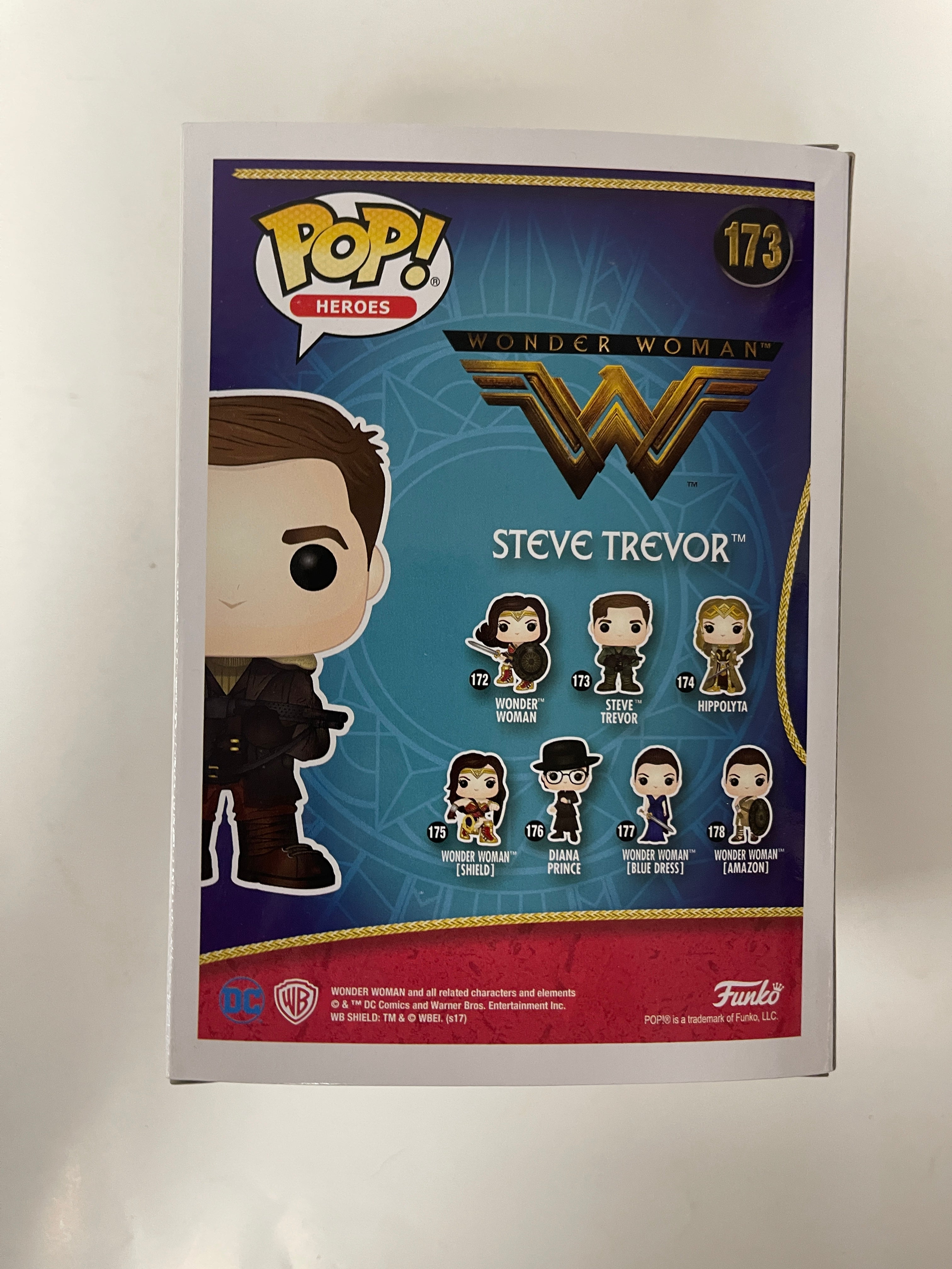 Funko Pop! DC Heroes Steve Trevor #173 Wonder Woman 2017 Vaulted