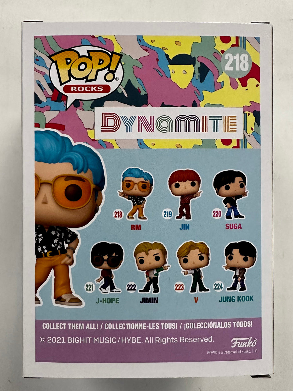 Funko Pop! Rocks RM #218 BTS Dynamite 2021
