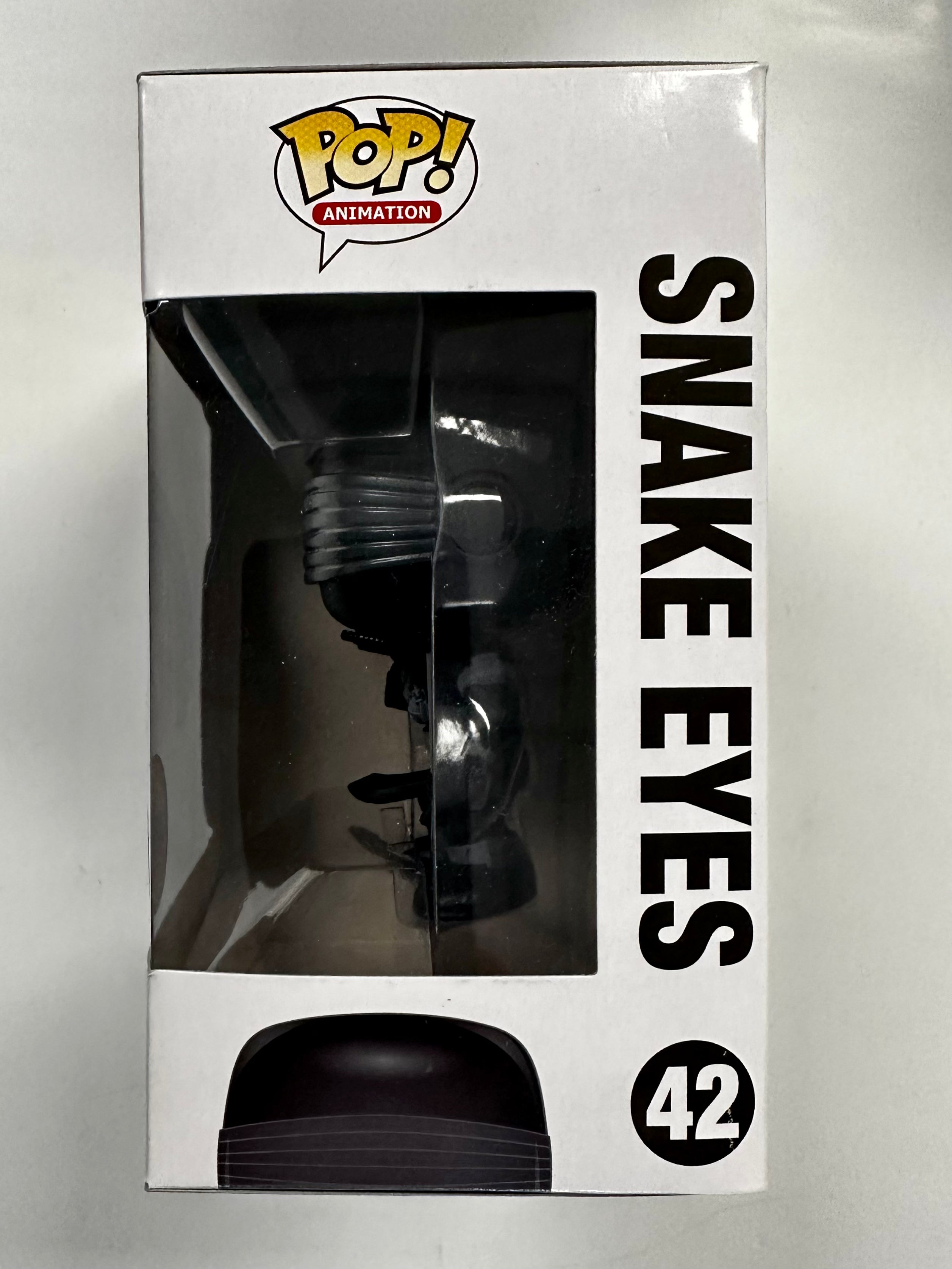 Funko Pop! Animation Snake Eyes #42 GI Joe 2015 Bait Pre-Release Vaulted Exclusive