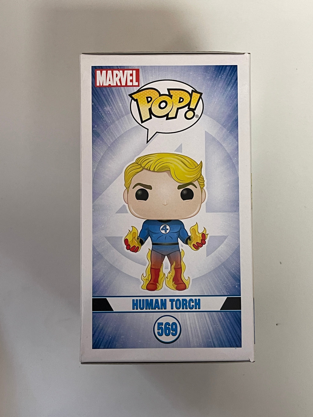Funko Pop! Marvel Human Torch #569 Fantastic Four Johnny Storm 2019 Vaulted HT Exclusive