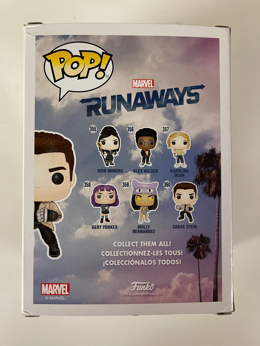 Funko Pop! Marvel Chase Stein #360 Runaways 2018 Box Dmg