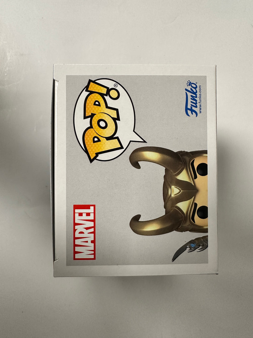 Funko Pop! Marvel Loki With Scepter #985 Avengers Glow In Dark EE 2022 Exclusive