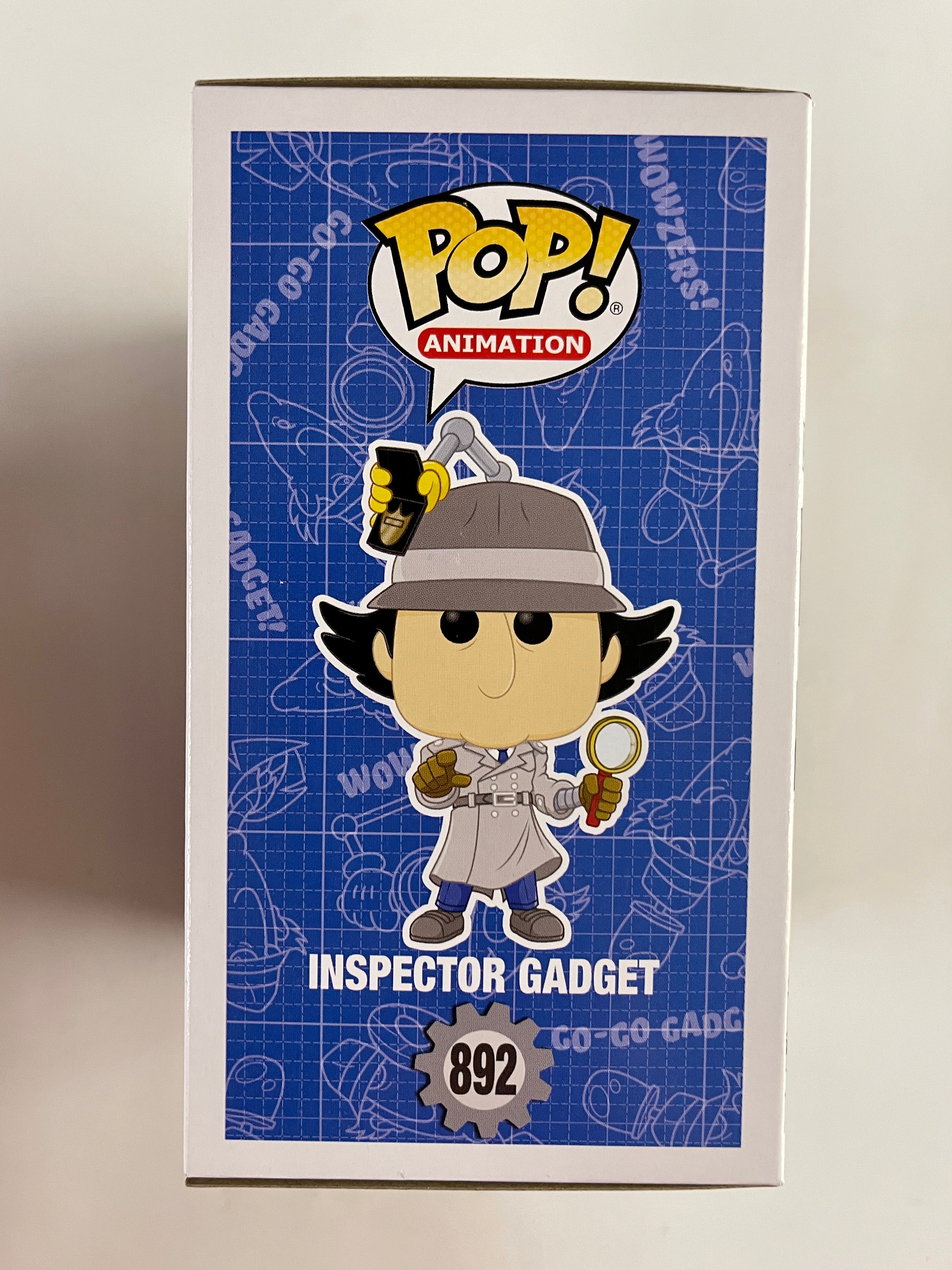 Maurice LaMarche Signed Inspector Gadget Chase #892 Funko Pop! With PSA/DNA COA