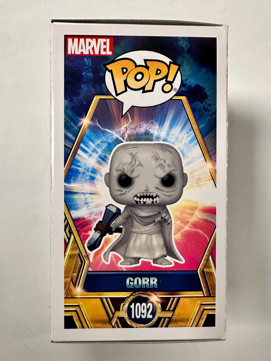 Funko Pop! Marvel Gorr The God Butcher With Stormbreaker #1092 Thor Love And Thunder 2022 Specialty Series Exclusive