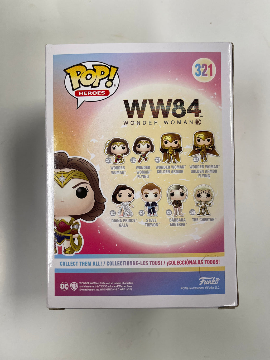 Funko Pop! DC Heroes Metallic Wonder Woman Throwing Lasso #321 WW84 2020