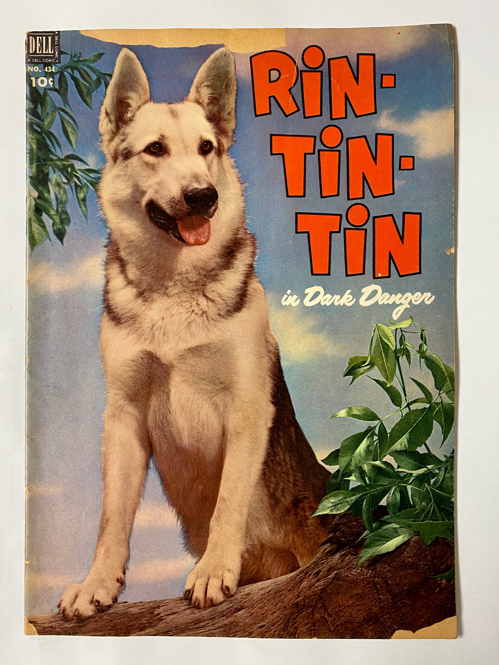 Four Color (1942) #434 Rin Tin Tin #1 Photo Cover Sparky Moore Art TV Show
