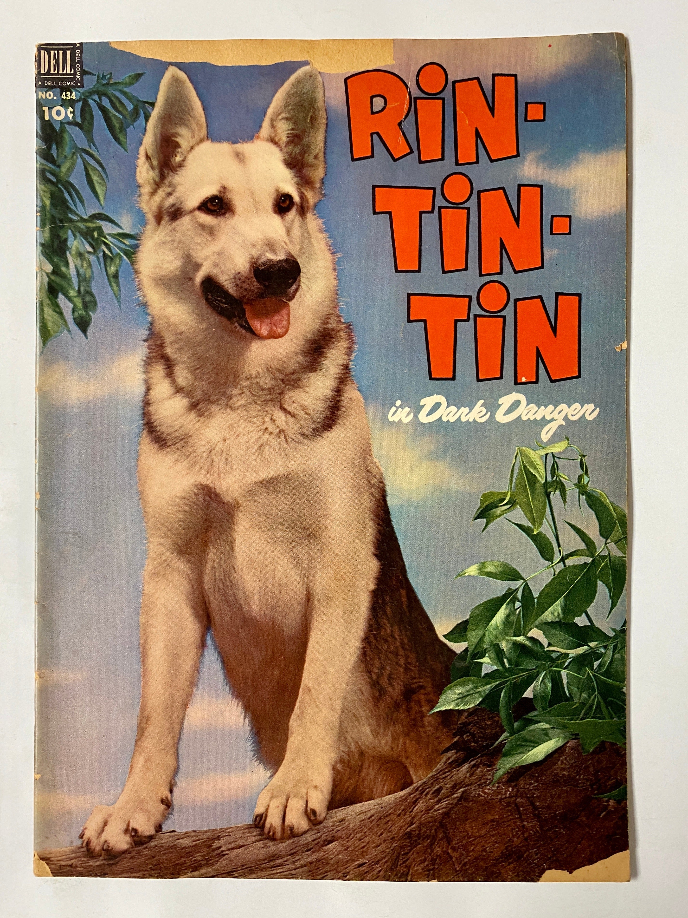 Four Color (1942) #434 Rin Tin Tin #1 Photo Cover Sparky Moore Art TV Show